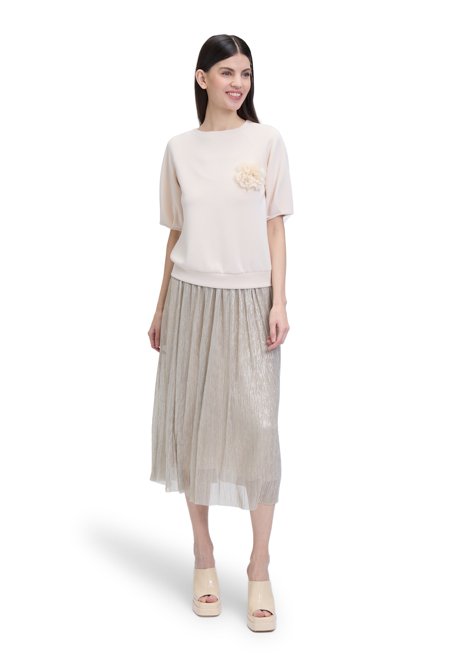 Cartoon Midikleid "Cartoon Damen Midikleid 2er Set", Materialmix günstig online kaufen