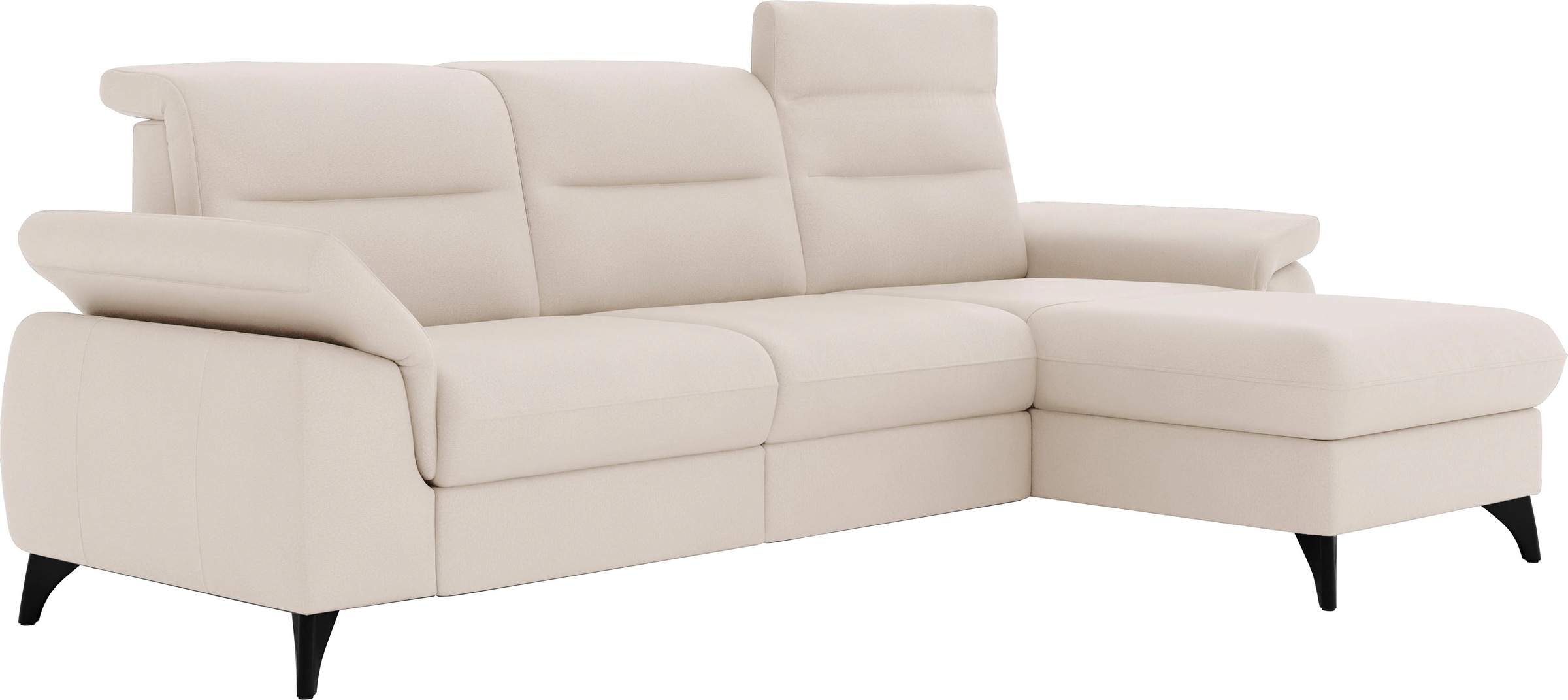 Sit & More Astoria Ecksofa L-Form, Beige 8