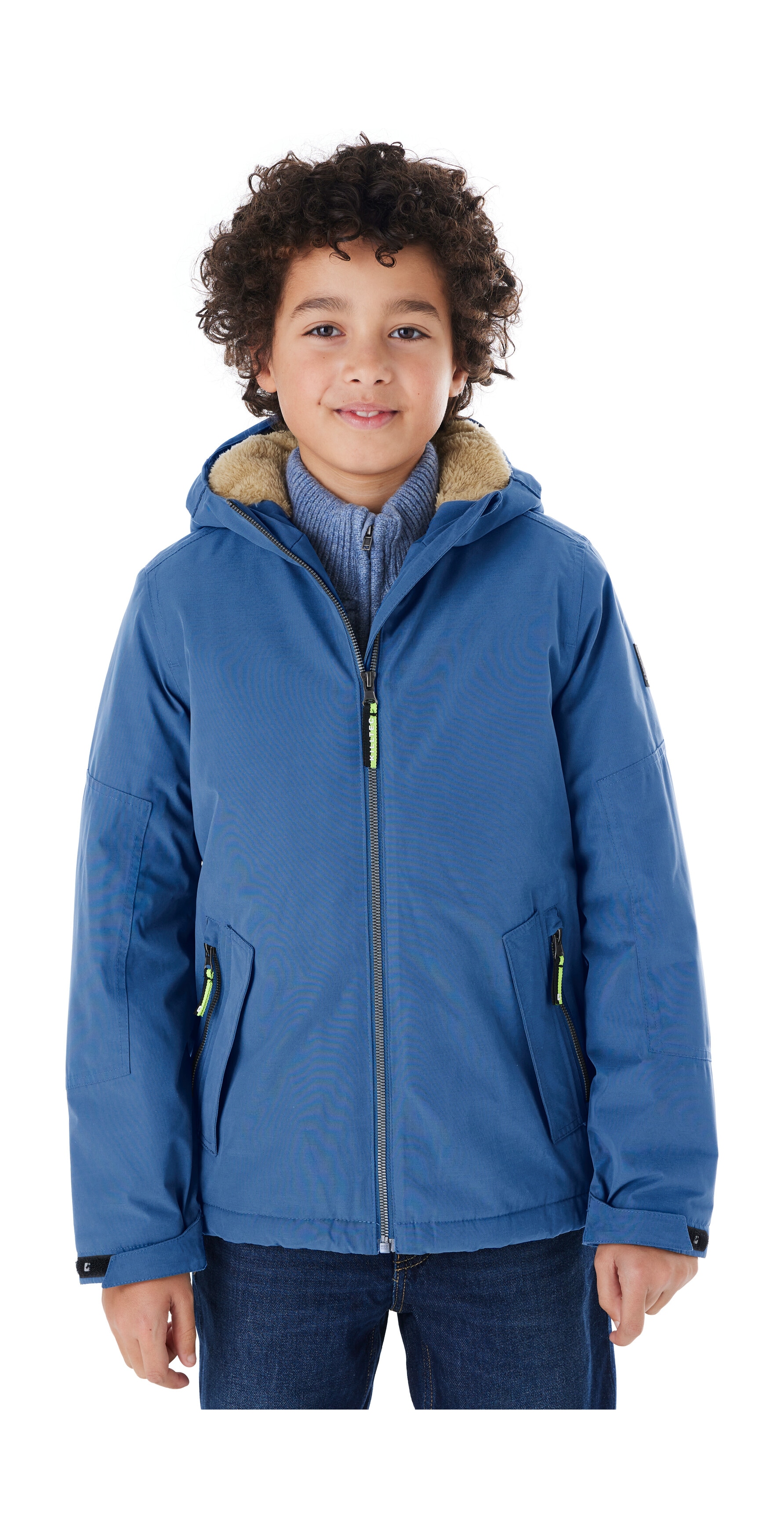 Killtec Funktionsjacke "KOW 377 BYS JCKT" Wasserdichte Funktionsjacke mit Kapuze, warmem Futter und Kinnschutz