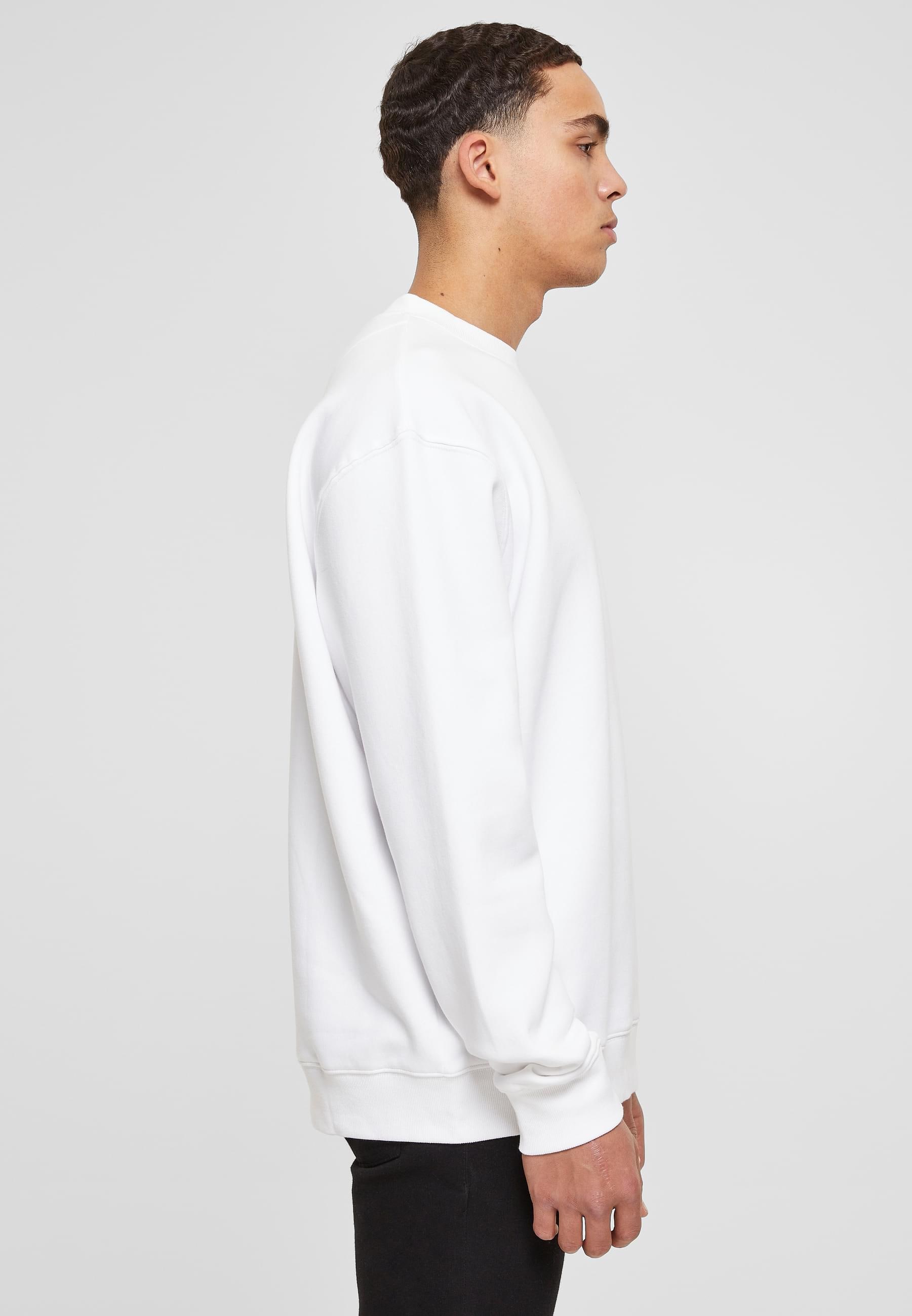 Karl Kani Rundhalspullover »Karl Kani Herren KKMQ12003WHT Small Signature Crew«, (1 tlg.)