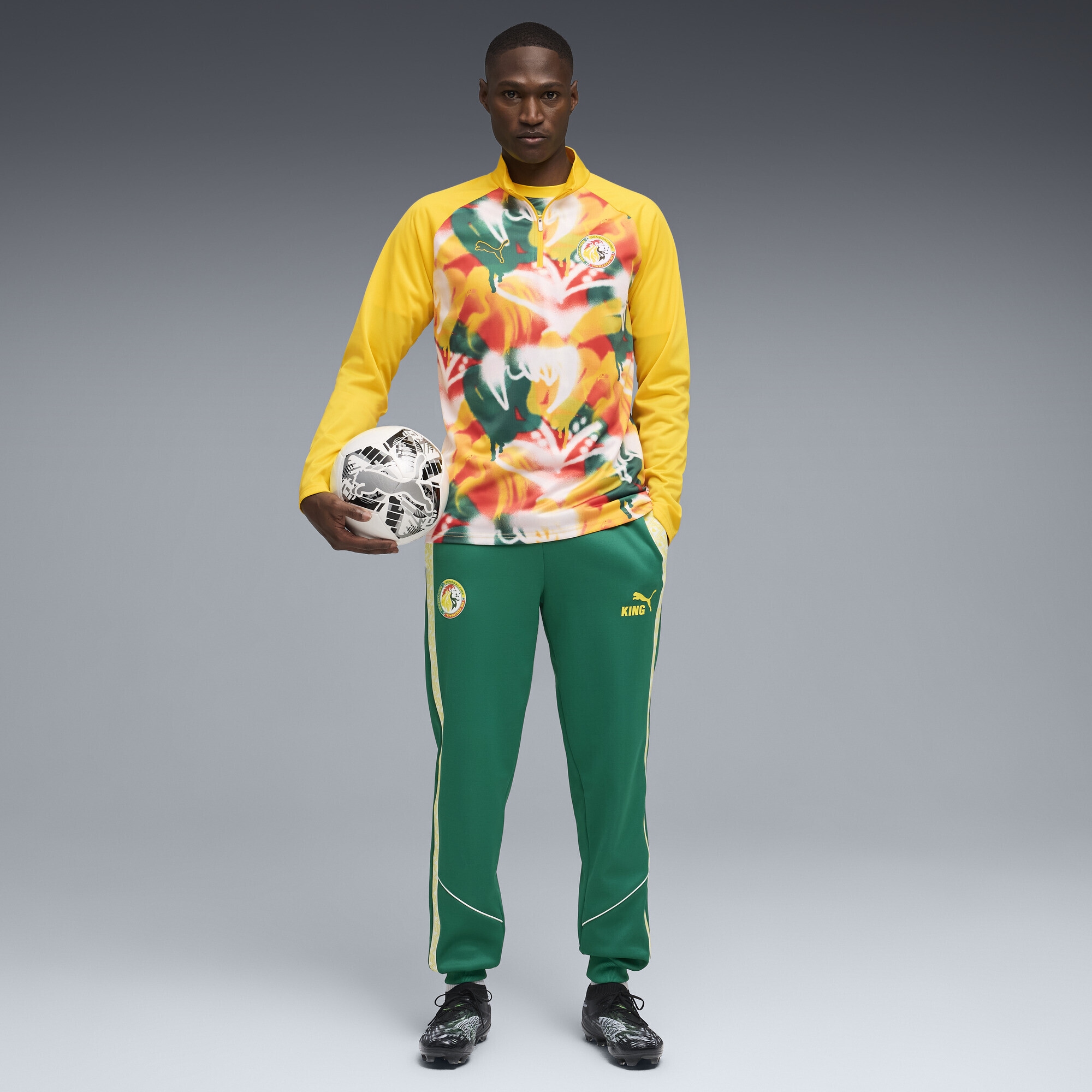 PUMA T-Shirt »Senegal Slim Fit Aufwärmoberteil Herren«