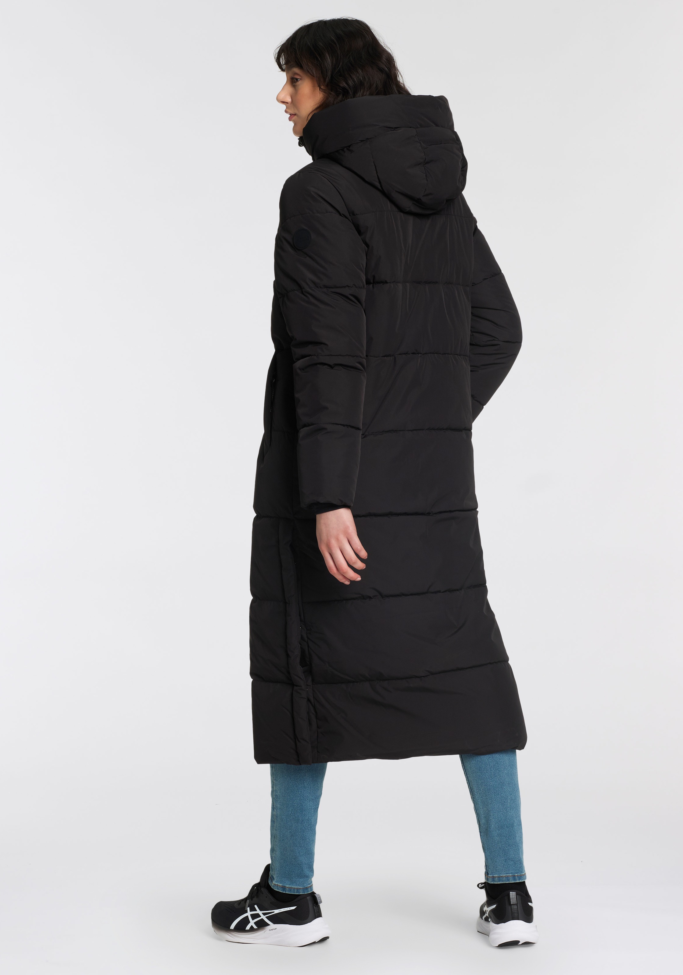 Icepeak Steppmantel "ADDIA", (1 tlg.), mit Markenlederpatch am Oberarm günstig online kaufen