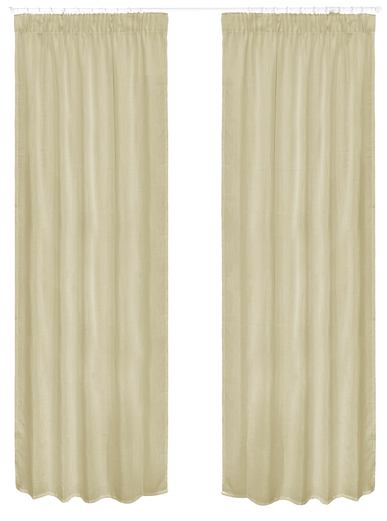 Thumbnail - andas Gardine "Tursik" Faltenband 1 Stk. tlg. Blickdicht, Leinenlook, Polyester