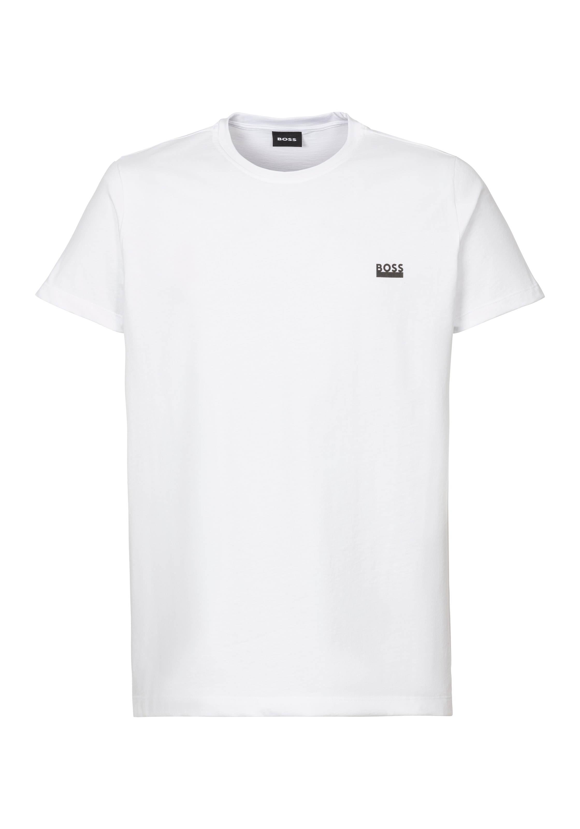 BOSS T-Shirt, Rundhals, Jersey, kleines Logo, regular fit günstig online kaufen