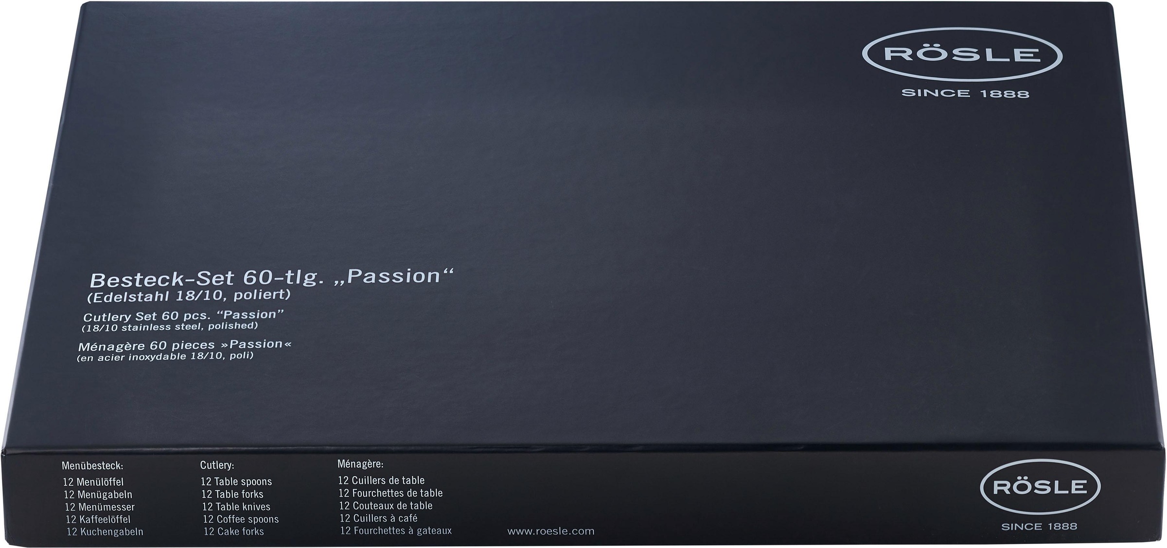 RÖSLE Besteck-Set "Passion" spülmaschinengeeignet günstig online kaufen