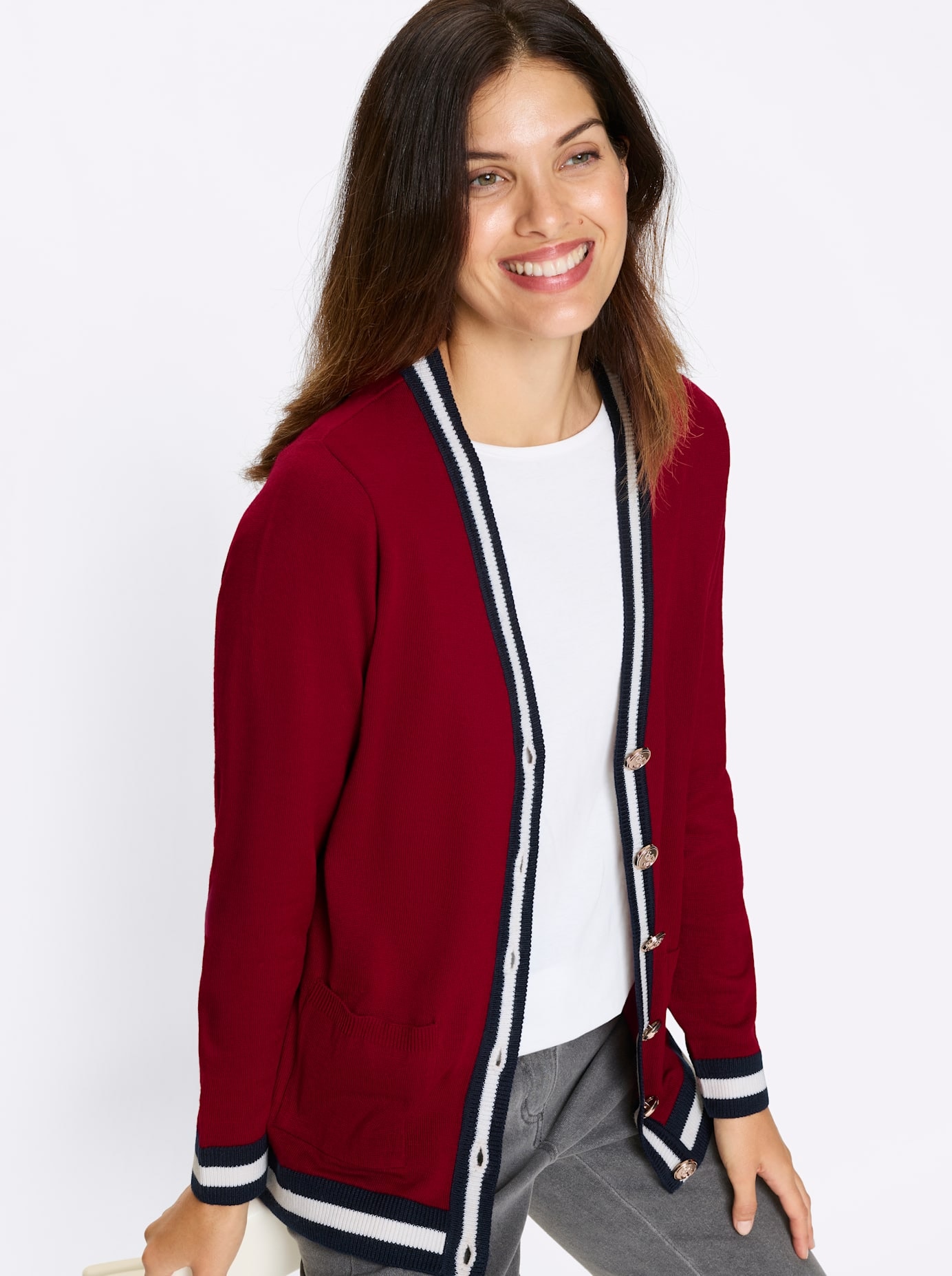 Classic Basics Strickjacke