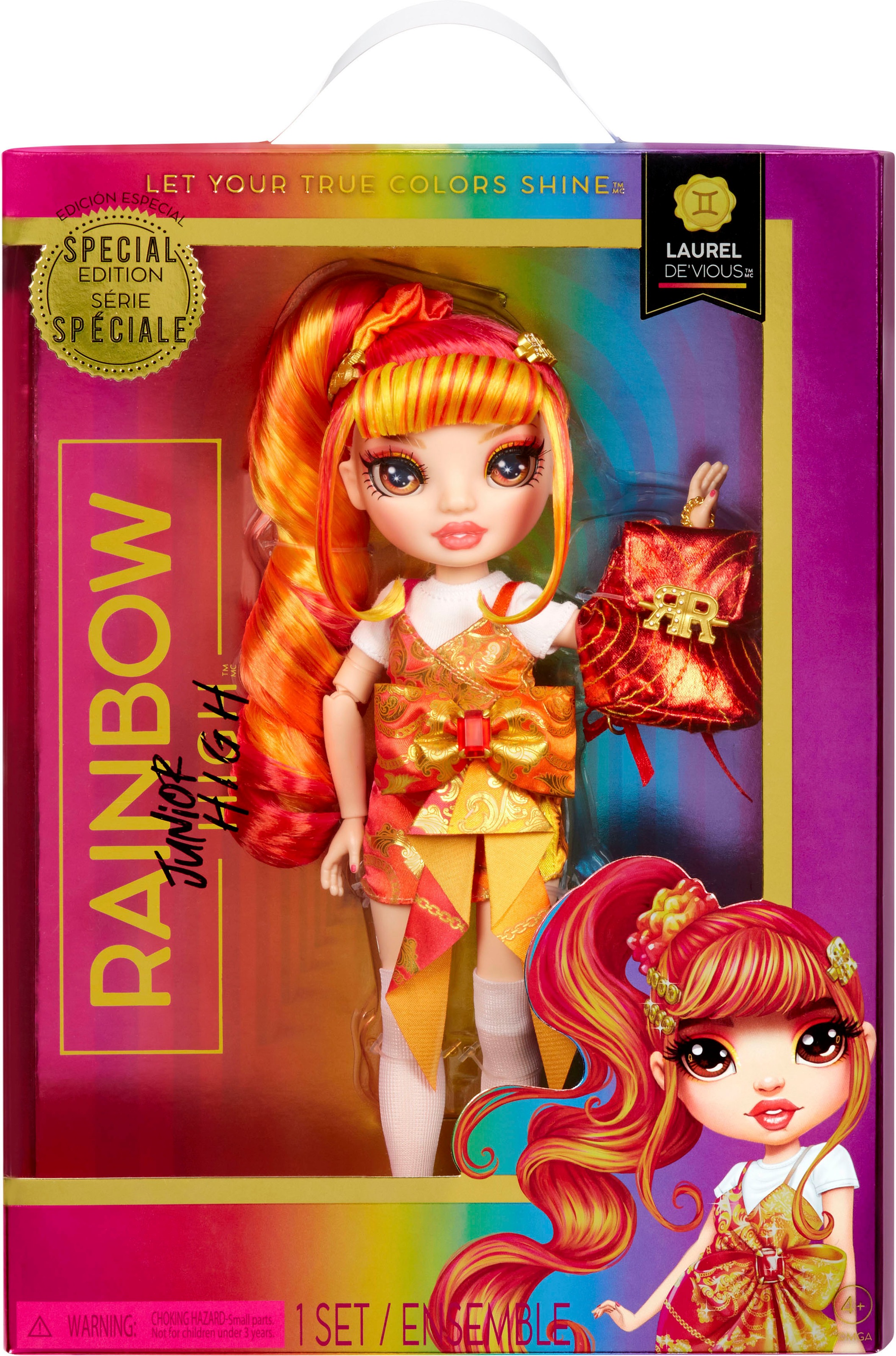 RAINBOW HIGH Anziehpuppe »Junior High Special Edition - Laurel De'Vious (Orange)«