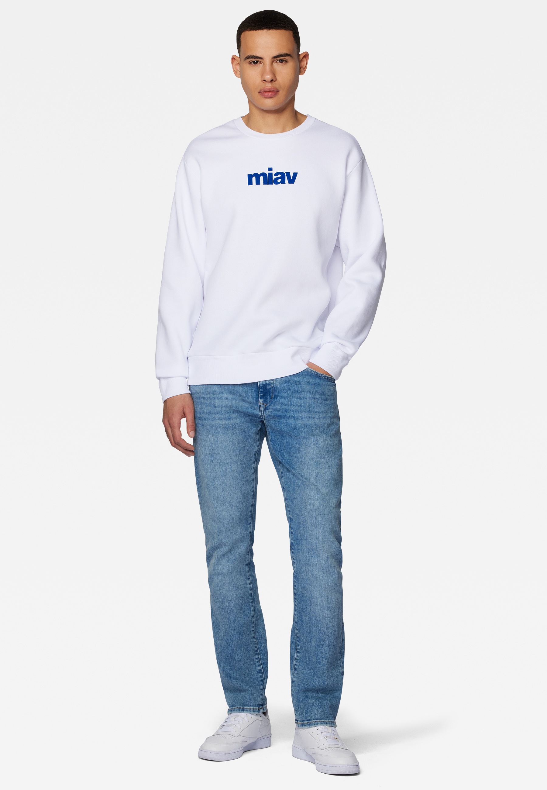 Mavi Rundhalspullover "MIAV PRINTED SWEATSHIRT", Pullover günstig online kaufen