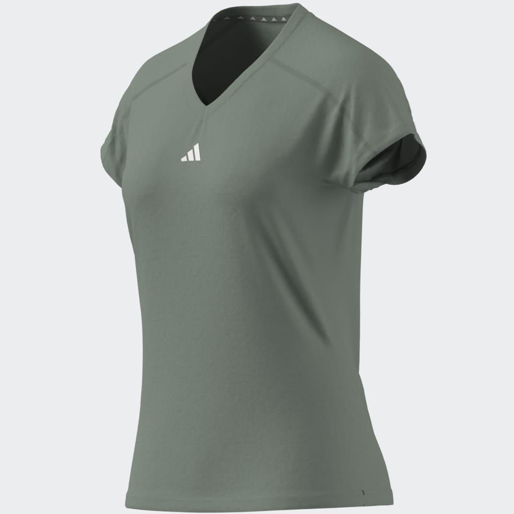 adidas Performance T-Shirt »WE MIN T«, Trainingsshirt, feuchtigkeitsabsorbierend mit V Ausschnitt