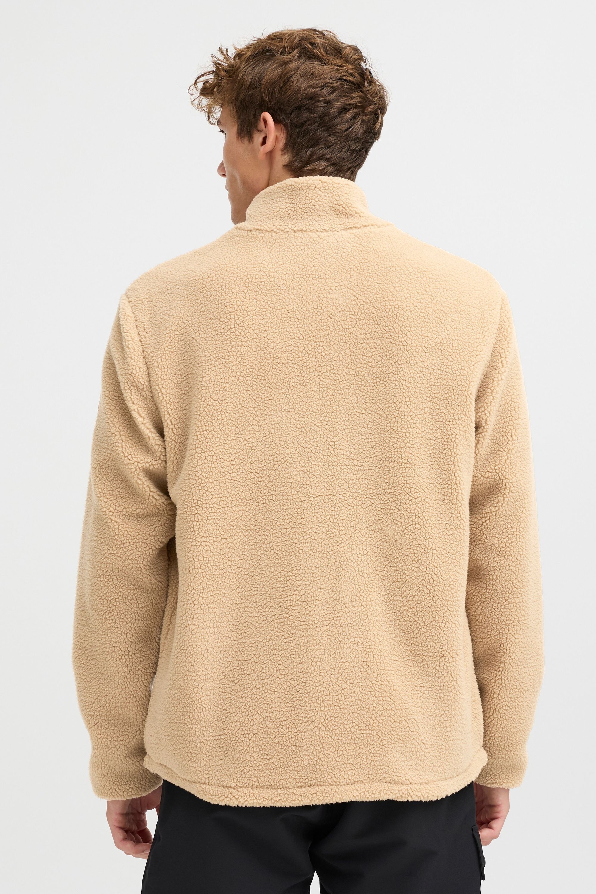 Fellimitatjacke NORTH BEND "Fellimitatjacke NBSam M", Herren, Gr. XXXL, braun (cornstalk), Obermaterial: 100% Polyester PES., unifarben, regular fit normal, Jacken 3
