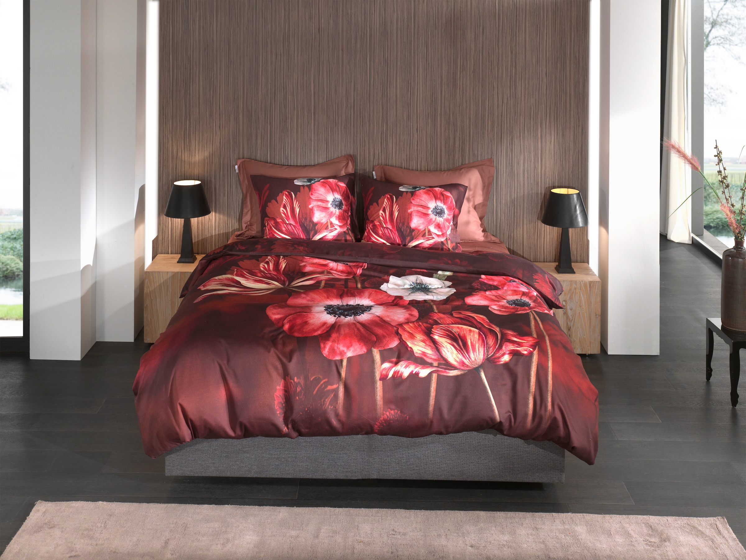 Heckett & Lane Bettwäsche »Niall« 2 Stk. tlg. 100% Baumwolle, hochwertiges Mako-Satin, Bettwäsche ab 135x200 cm.