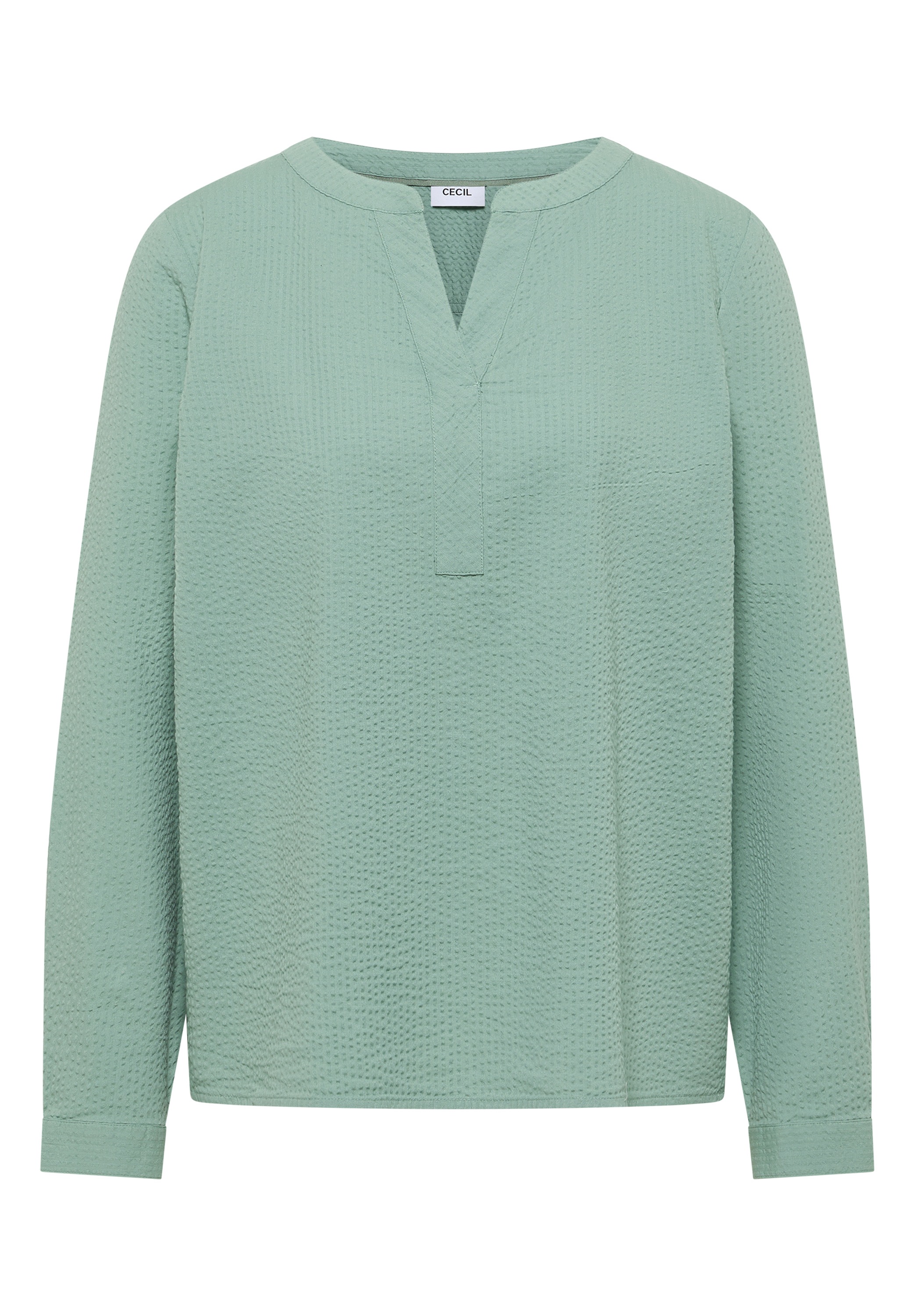 Cecil Long Sleeve Blouse Smoke Salvia L 3