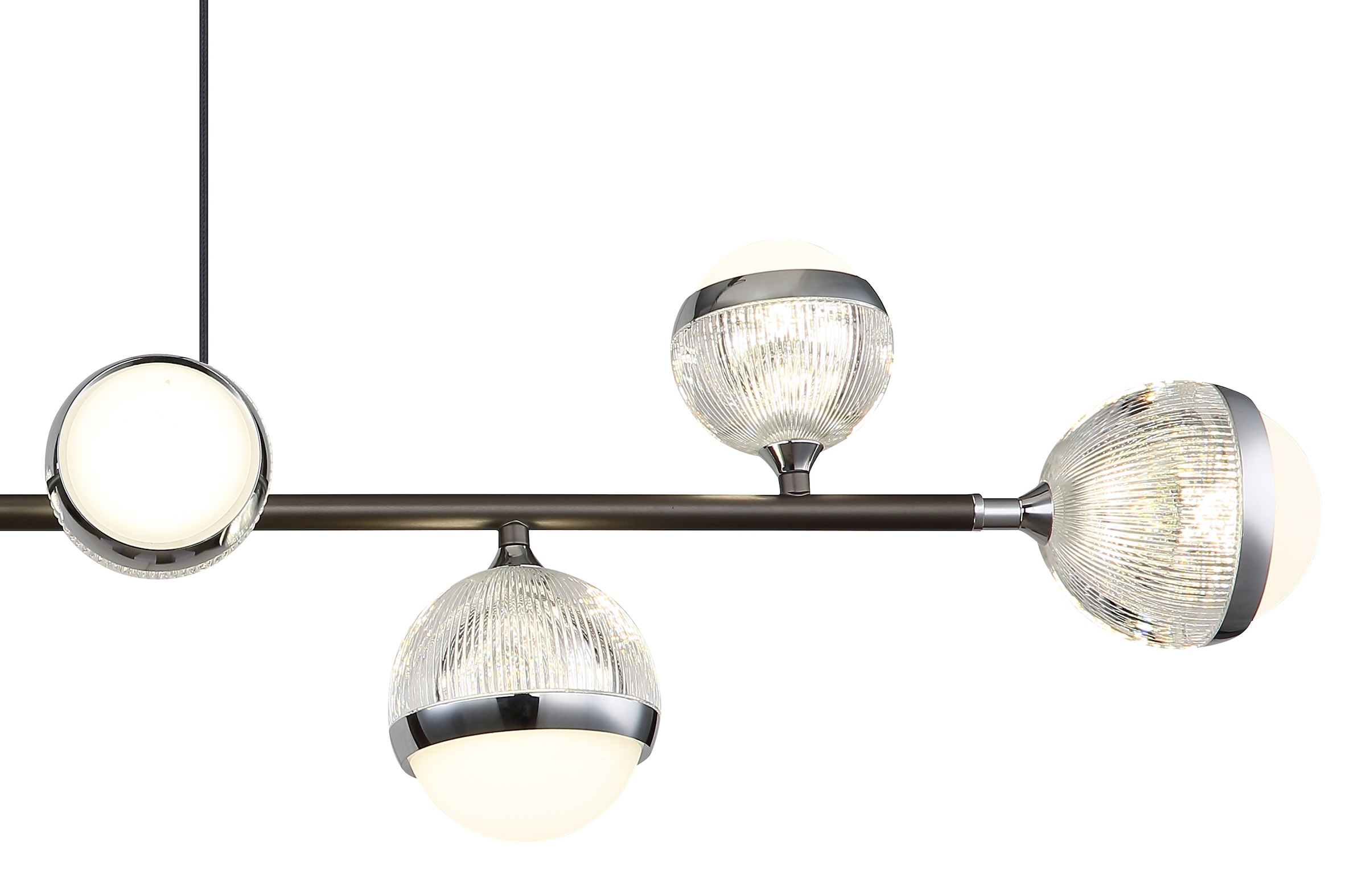GLOBO LIGHTING LED Pendelleuchte »UNTSY«, Leuchtmittel LED-Modul | LED fest integriert, Hängelampe/Hängeleuchte/Wohnzimmer/Esstisch/elegant