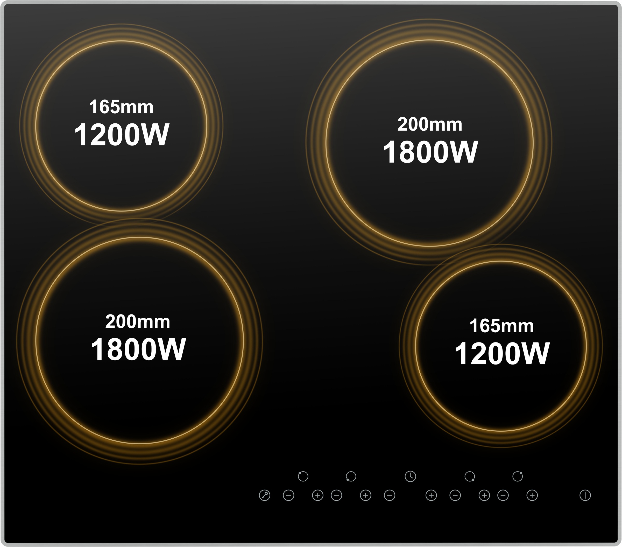 Hanseatic Elektro-Kochfeld "HC46066TA" günstig online kaufen