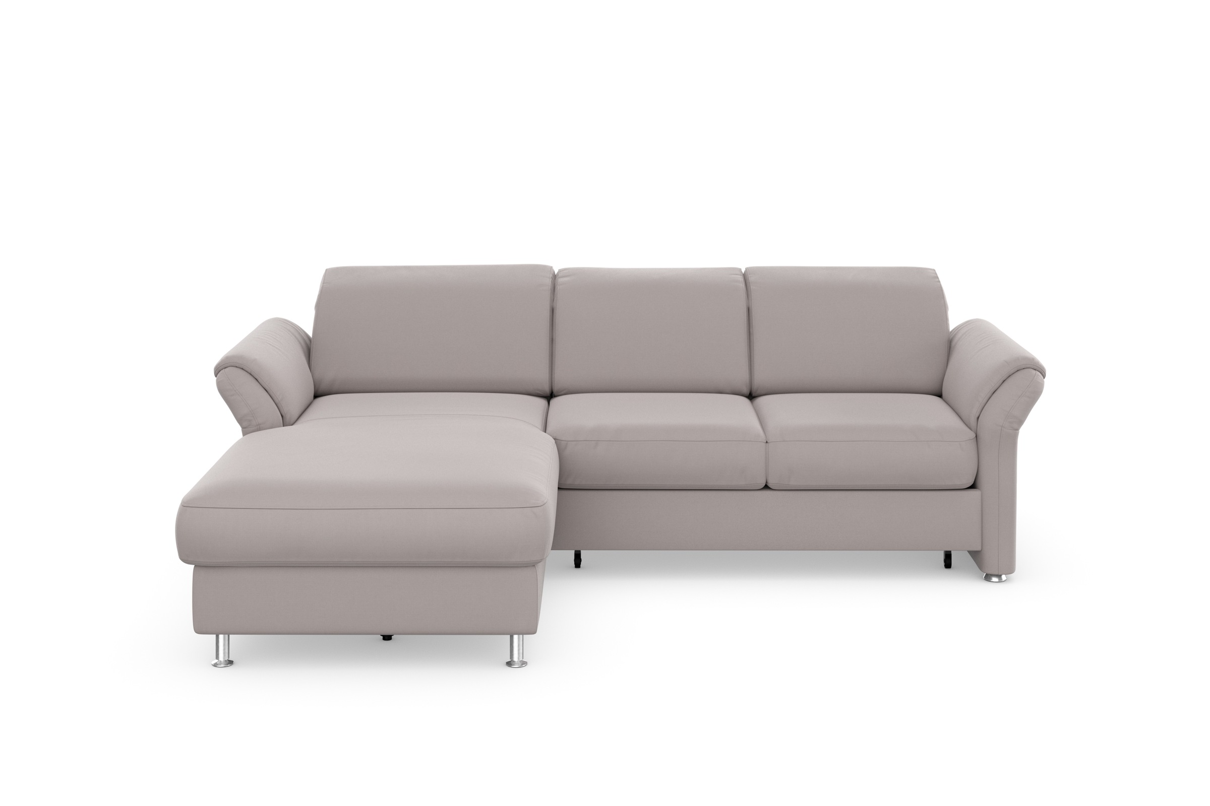 sit&more Ecksofa »Apulia L-Form«, wahlweise Bettfunktion, Bettkasten und Kopf- und Armteilverstellung