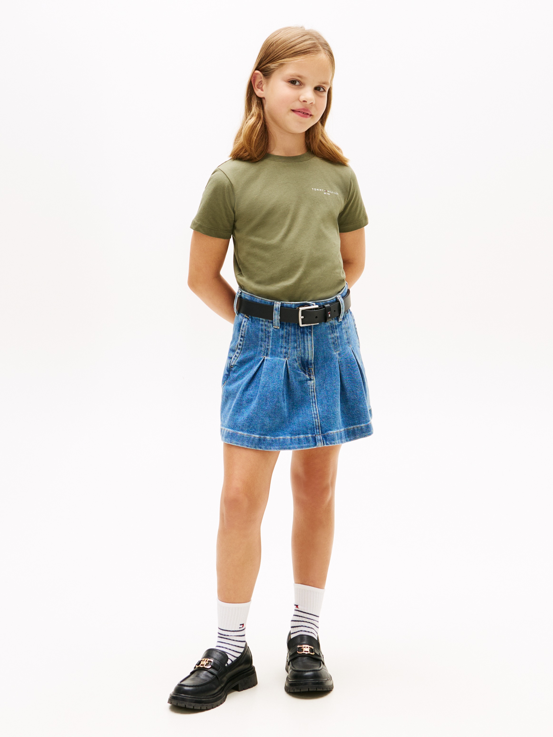 Tommy Hilfiger T-Shirt »MINI CORP T-SHIRT« Kinder bis 16 Jahre, Rundhals