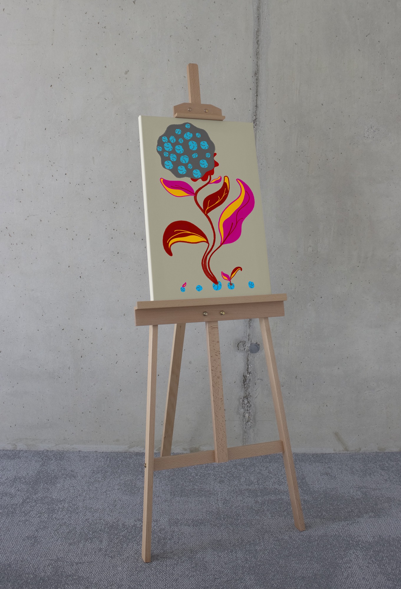 Thumbnail - Komar Leinwandbild "Volcano Seeds - Größe 40 x 60 cm", Natur, (1 St.), Keilrahmenbild mi Echtholzrahmen