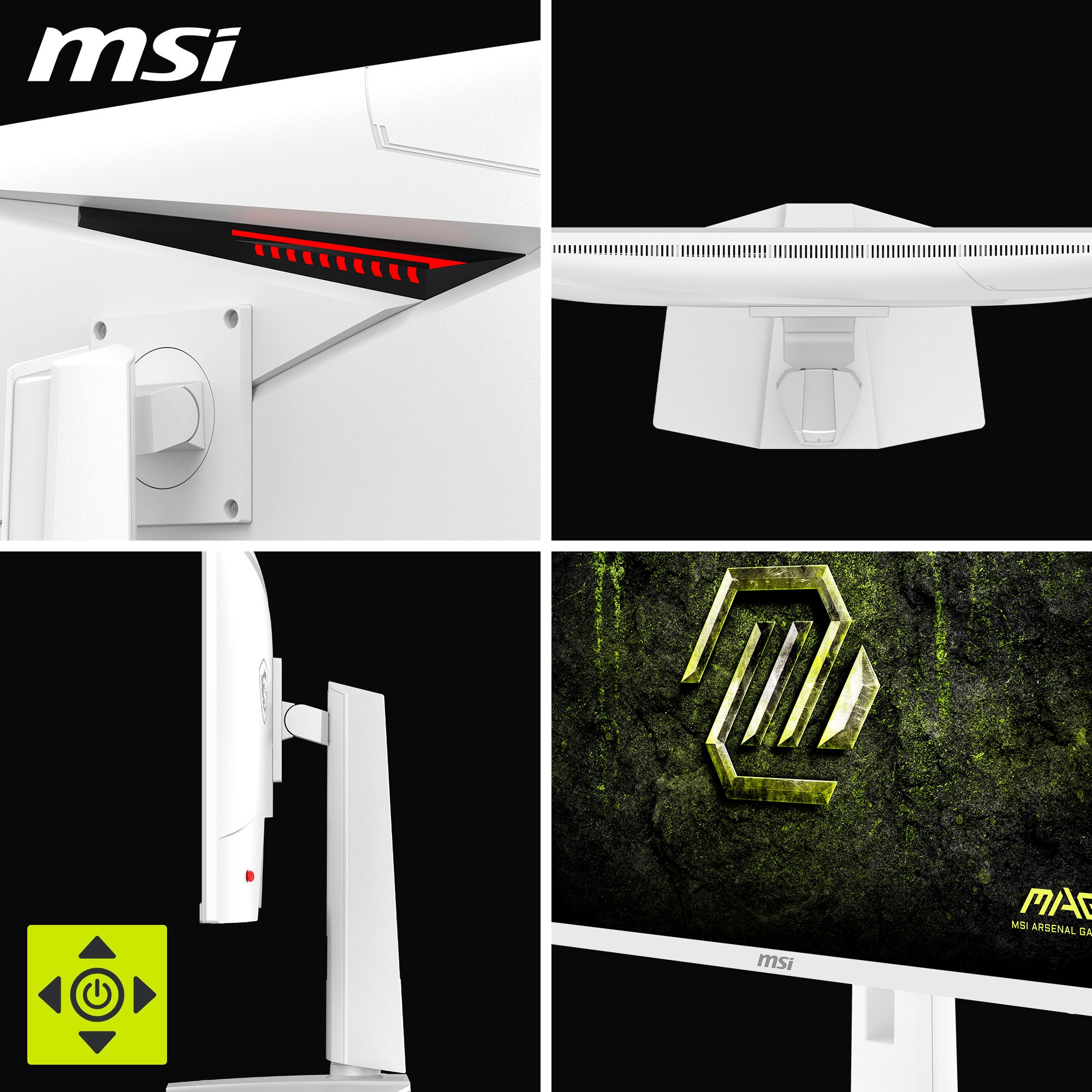 MSI Gaming-Monitor »MAG 274QRFW X32« 69 cm/27 ″  2560 x 1440 px WQHD 0,5 Reaktionszeit 320 Hz