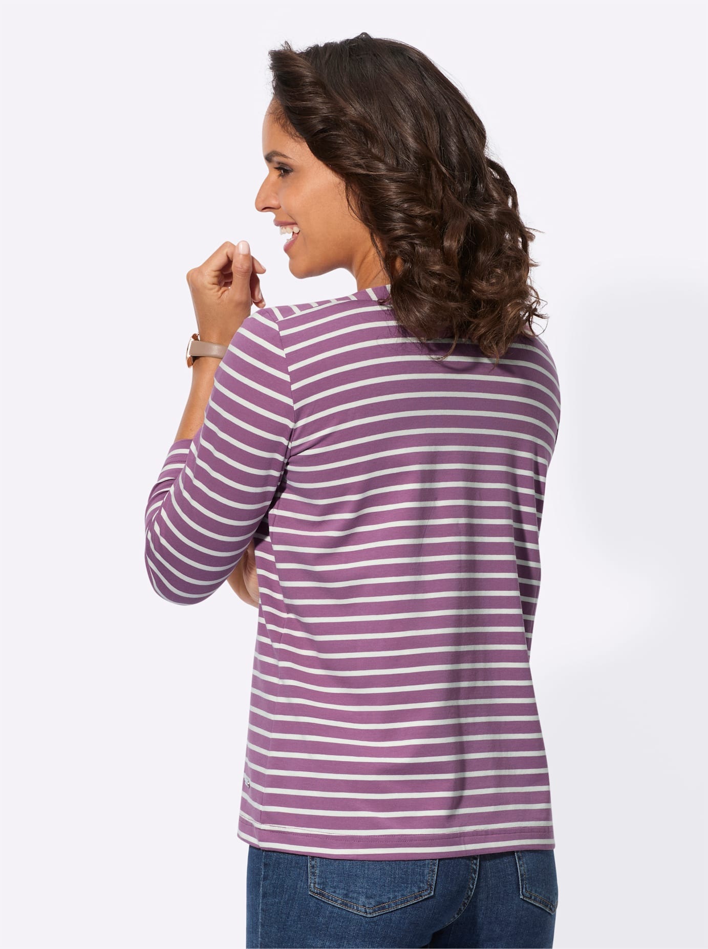 Casual Looks 3/4-Arm-Shirt »Ringelshirt«, (1 tlg.)