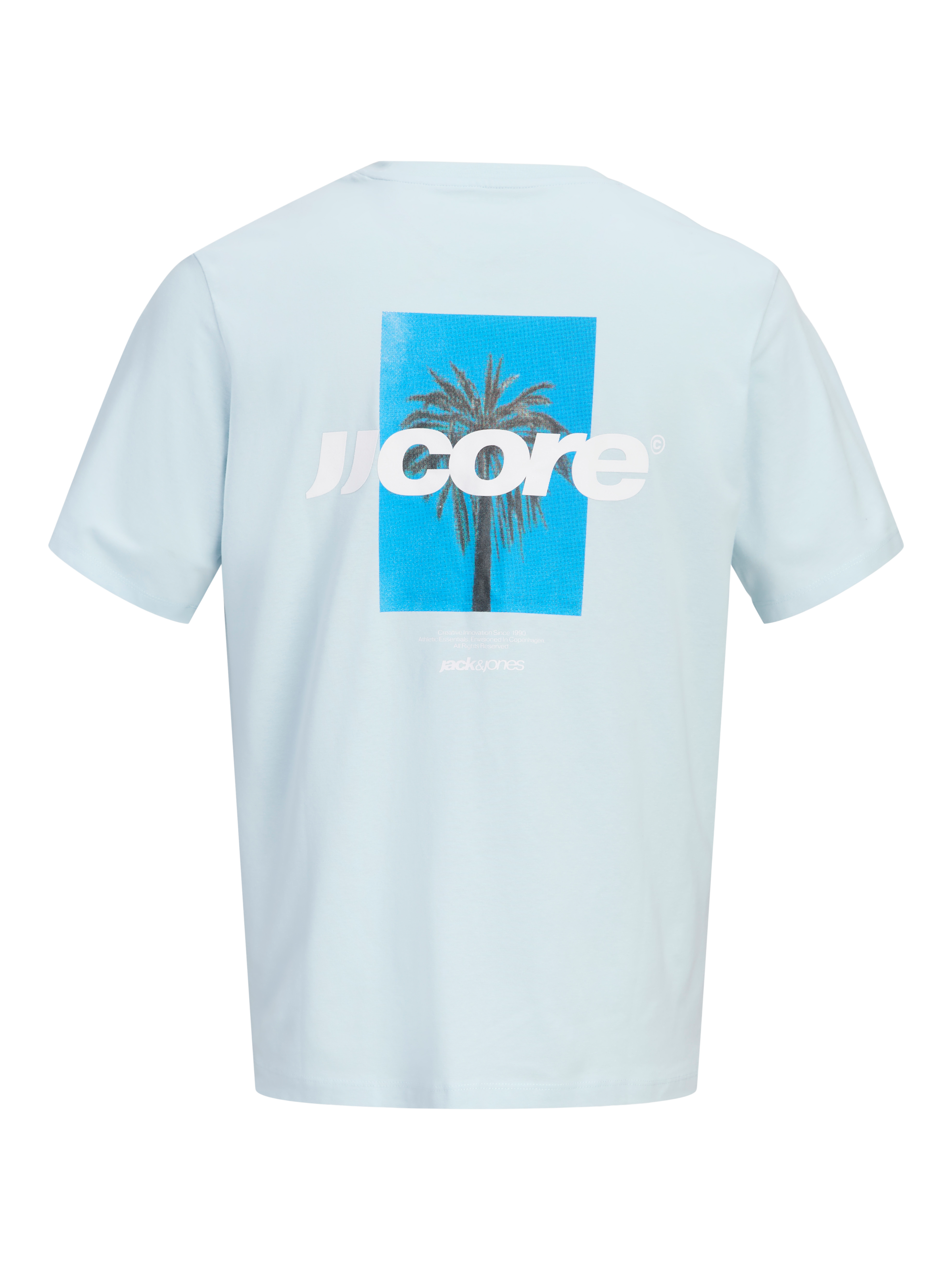 Jack & Jones T-Shirt »JCOCLUB BACK PHOTO TEE SS CREW NECK« mit Print