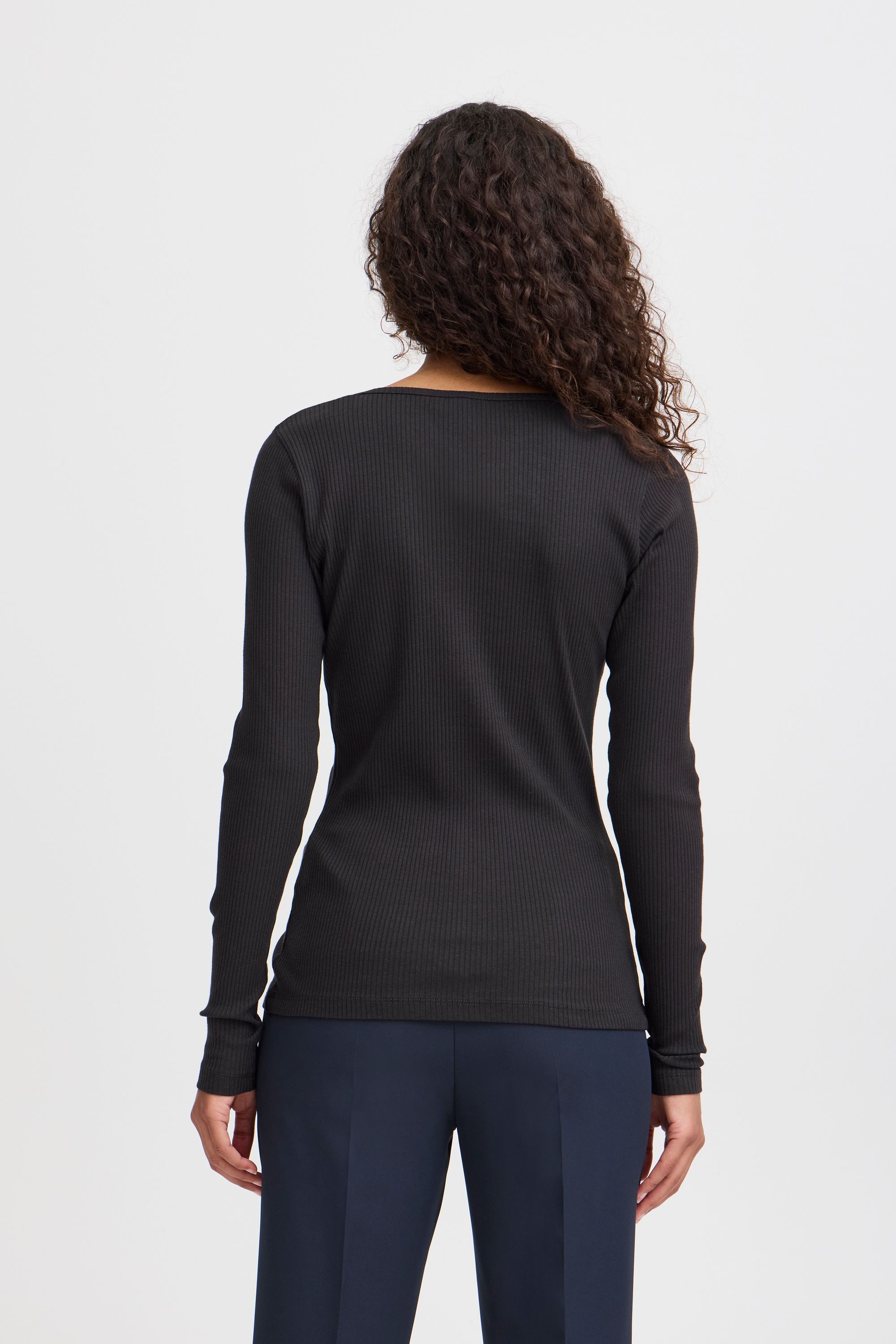 Ichi Sweatshirt »Langarmshirt IHPALMER RIB LS«