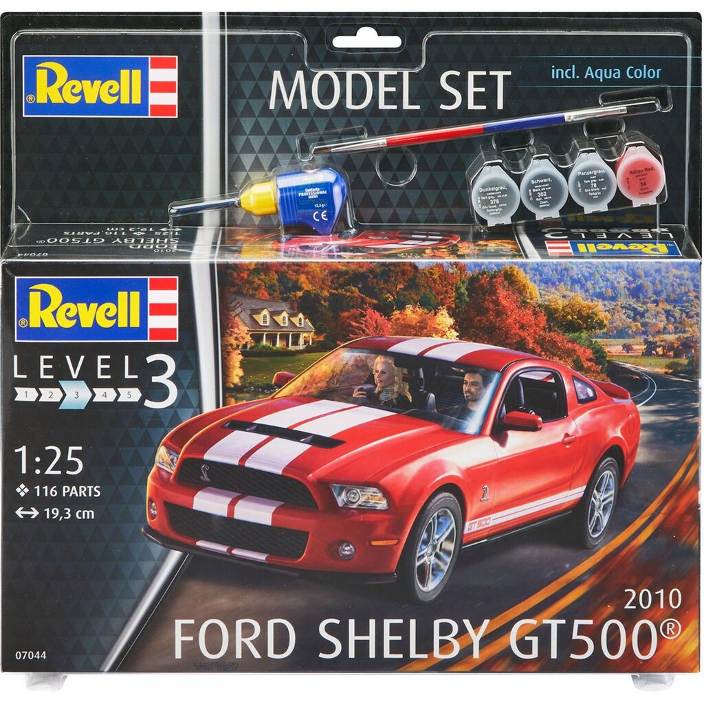 Revell® Modellbausatz »Model Set 2010 Ford Shelby GT500«, (Set), 1:25