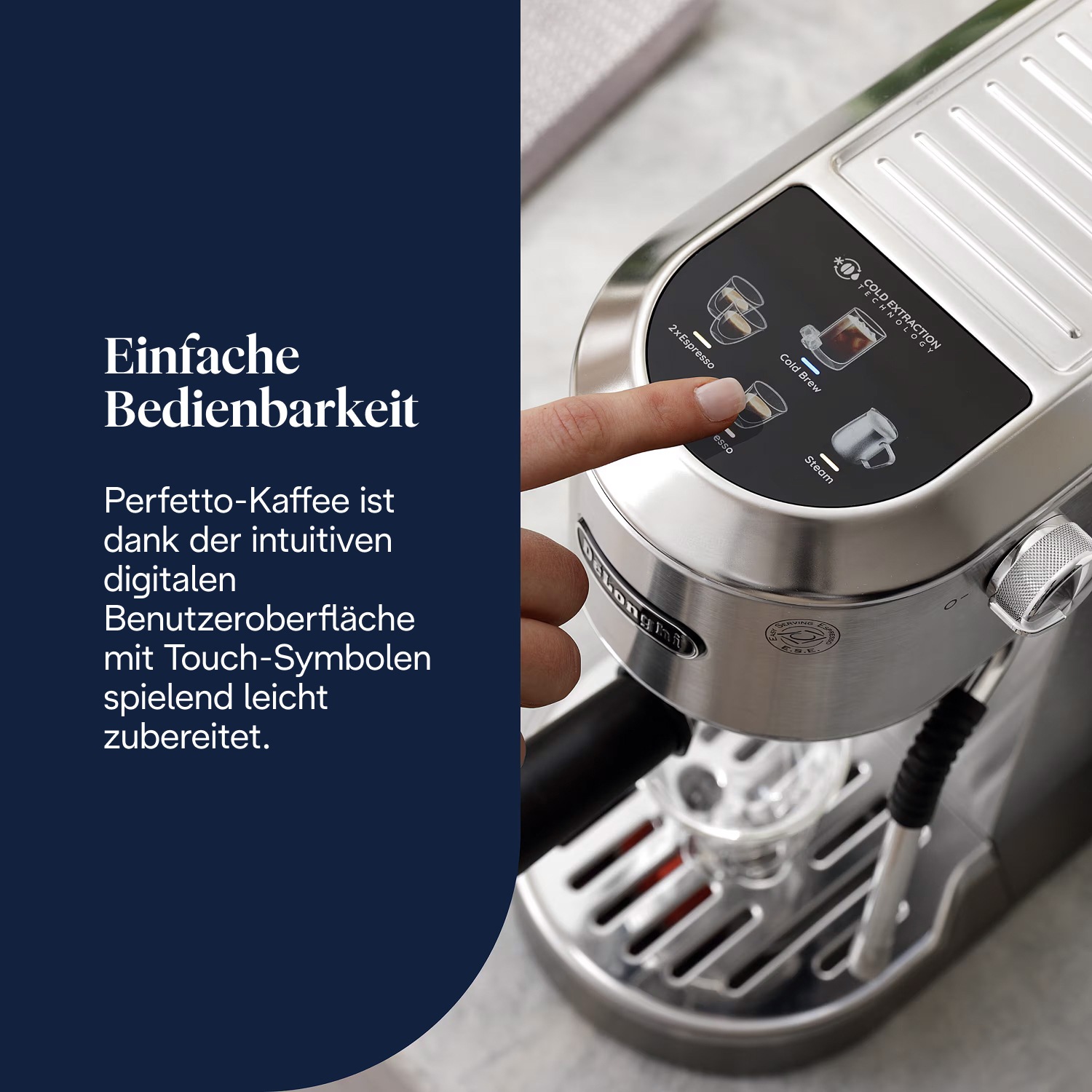 De'Longhi Espressomaschine »DEDICA DUO EC890.M«