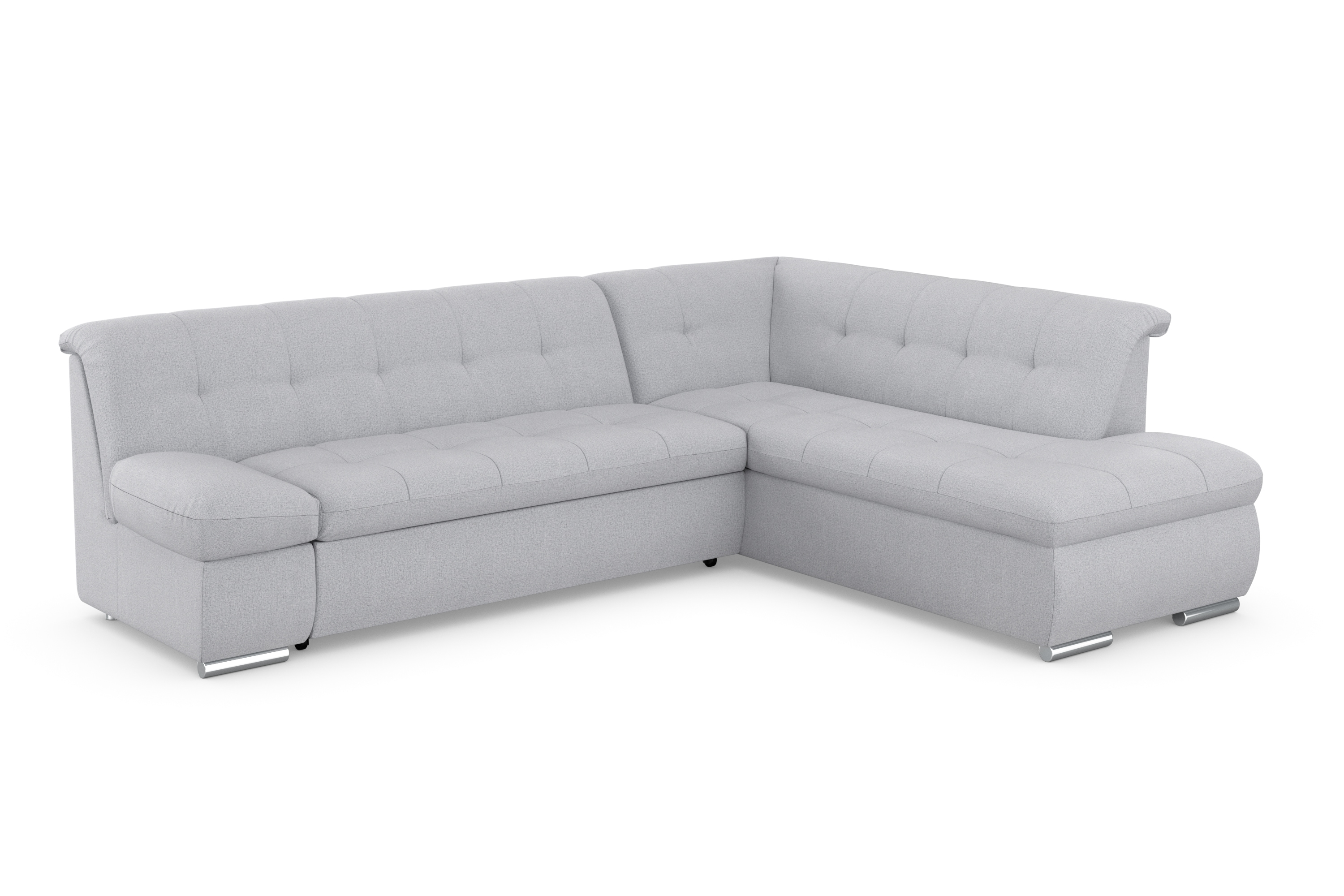 DOMO collection Ecksofa "MONA 271x213 cm, modern und komfortabel" whlw. mit Bett- und Armlehnfunktion, L-Form