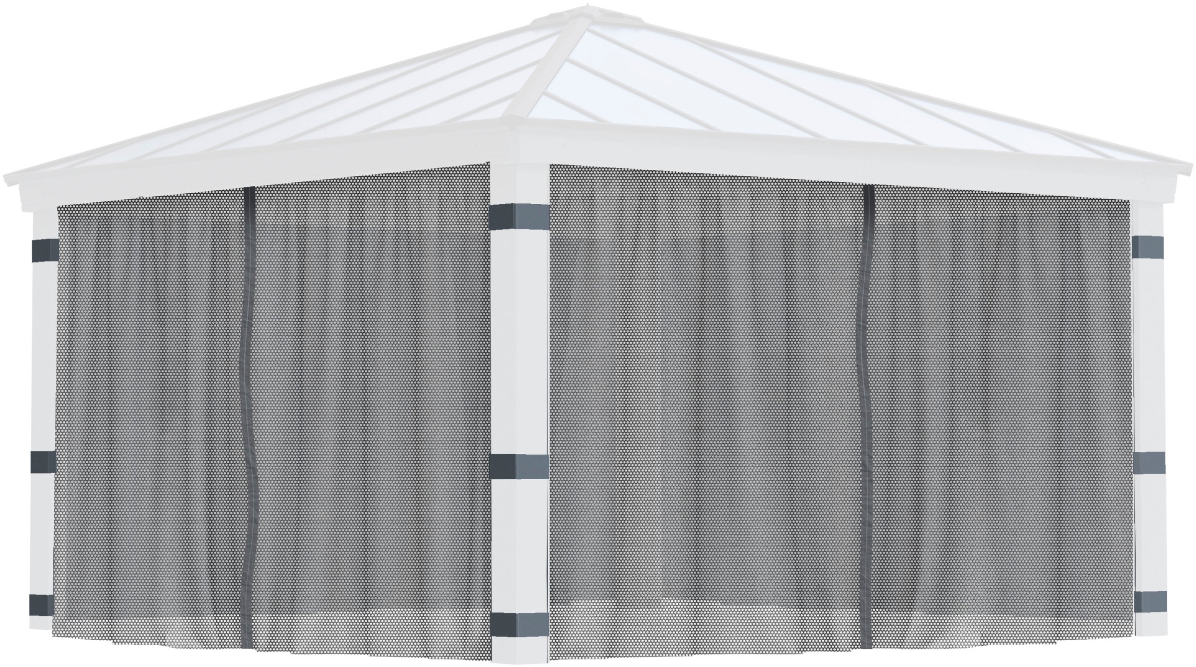 Palram - Canopia Pavillonseitenteil "Dallas Garden Gazebo Netting Set", mit günstig online kaufen