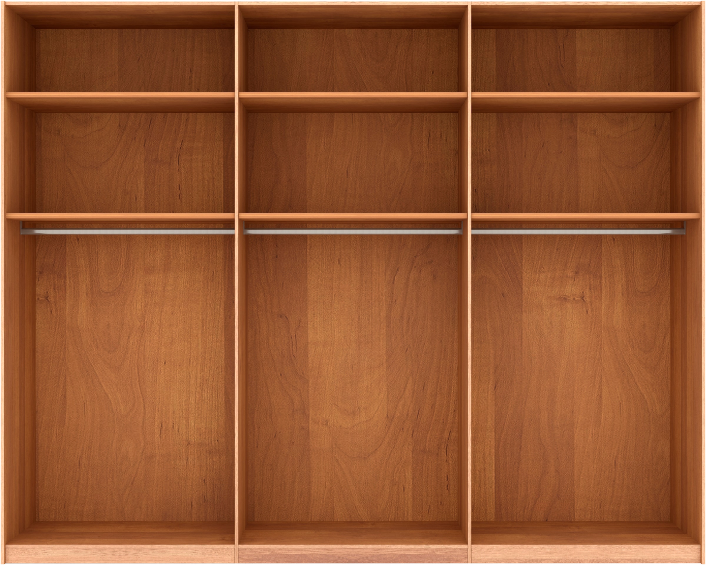Musterring Schwebetürenschrank »Sorrent, Kleiderschrank, Schrank, Schiebetüren«, (Teilmassiv Eiche, MADE IN GERMANY), Türen in Eiche massiv mit Kassetten-Optik, verschiedene Maße verfügbar