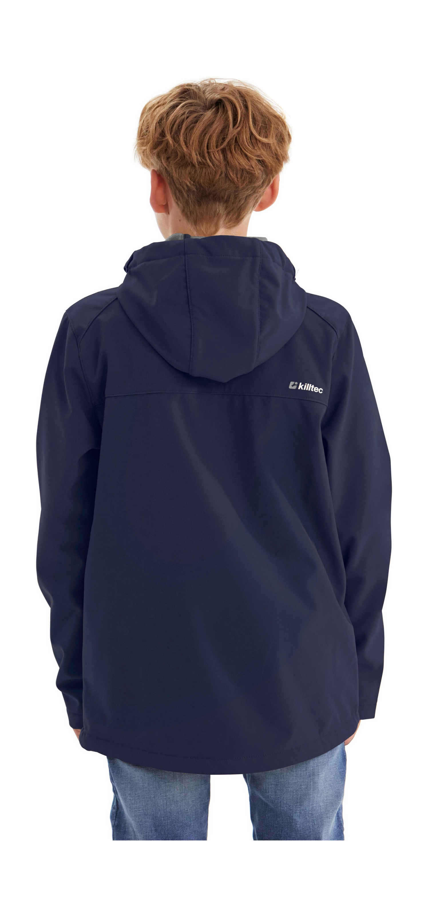 Killtec Softshelljacke »Boys Softshelljacke«, Wasserabweisende Softshelljacke mit Kapuze, Fleece und PFAs-frei