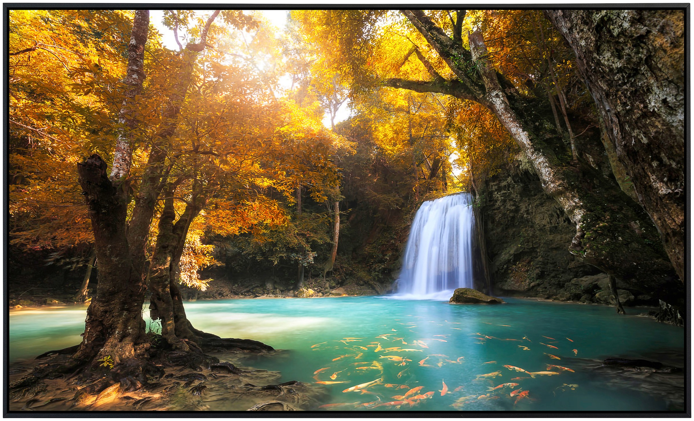 Papermoon Infrarotheizung »Wasserfall in Kanchanaburi, Thailand«, sehr angenehme Strahlungswärme