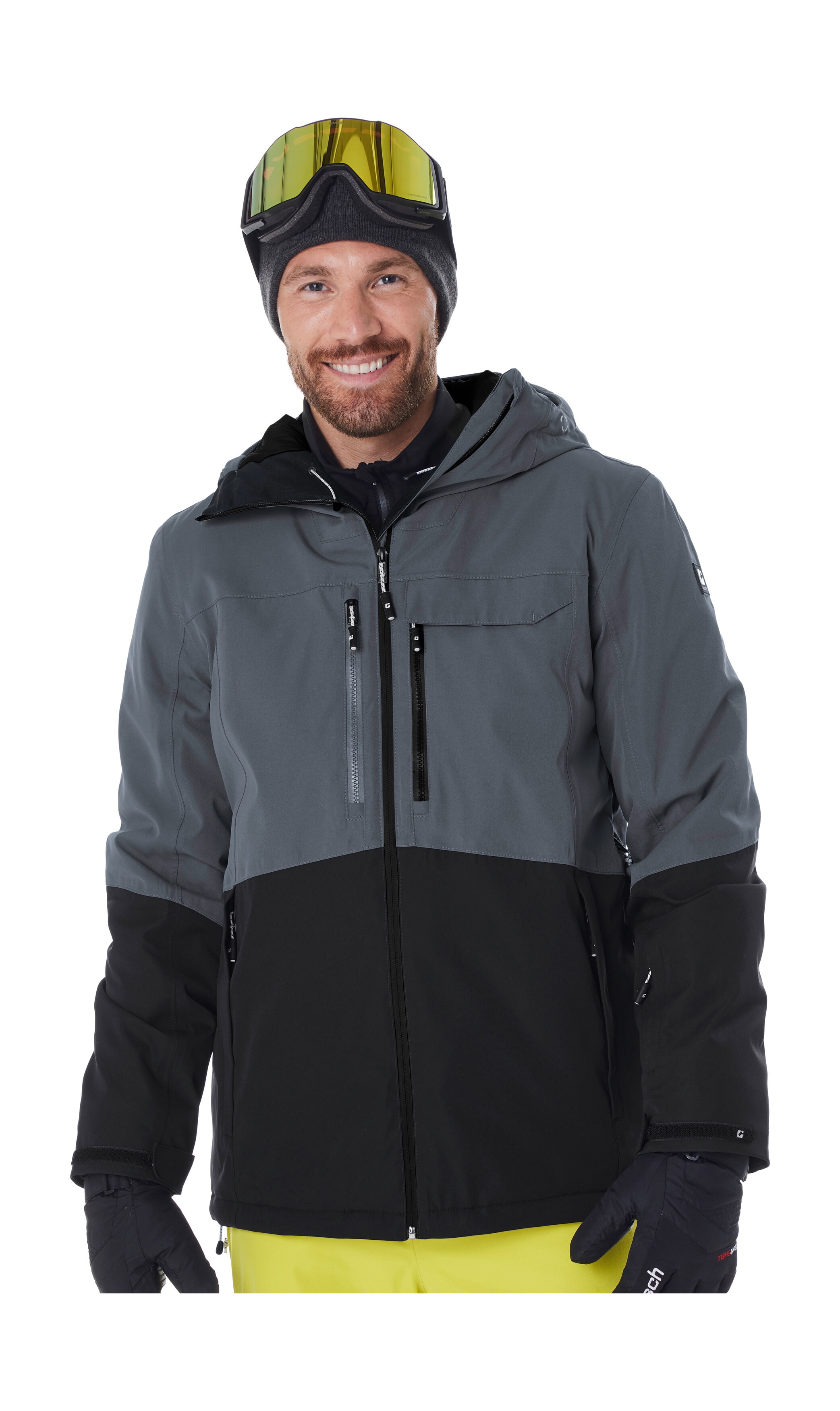 Killtec Skijacke "KSW 280 MN SKI JCKT" Wasserdichte Herrenjacke mit Schneefang und Teflon EcoElite™