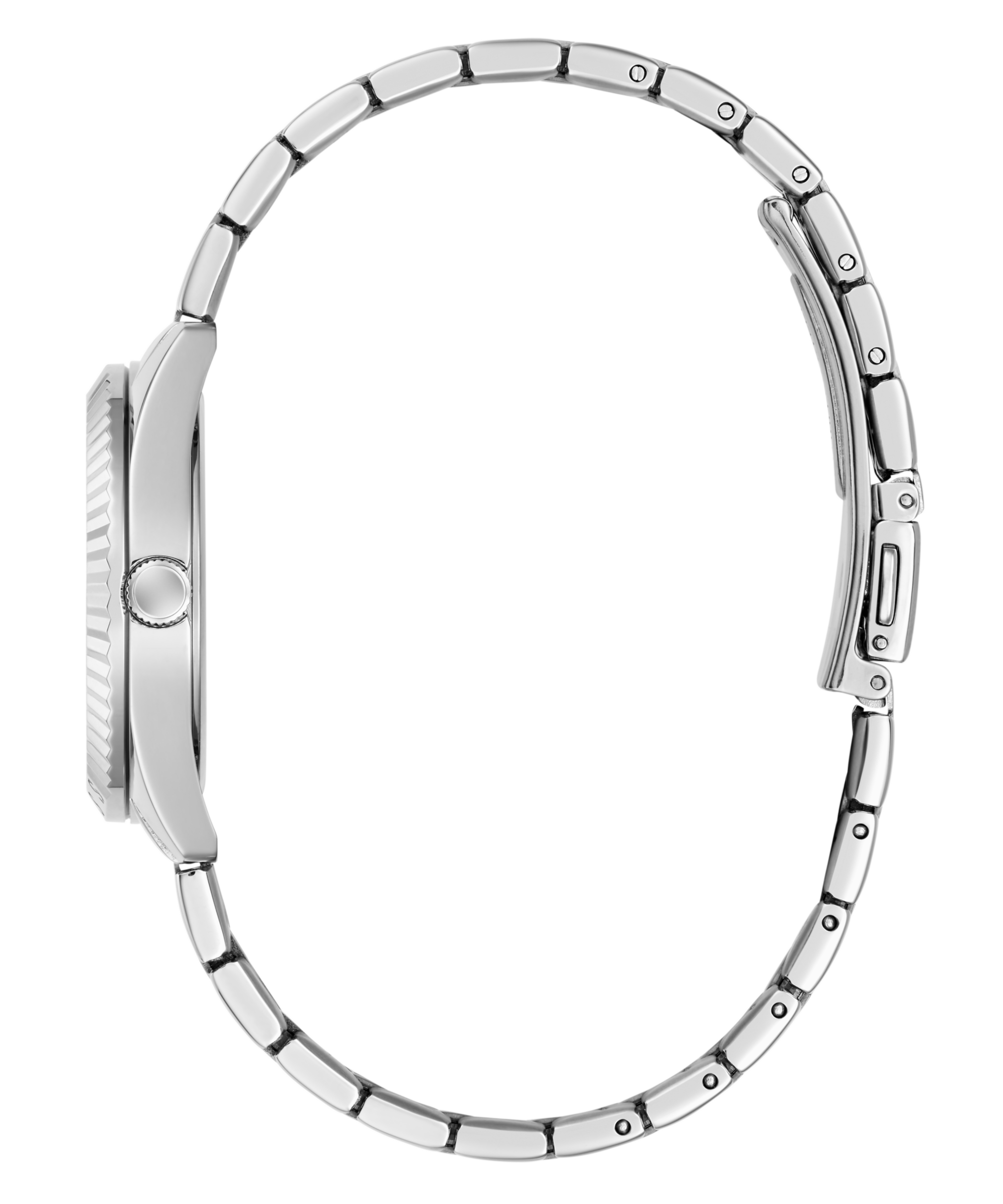 Guess Quarzuhr »ADELAIDE« Armbanduhr, Damenuhr, Edelstahlarmband, analog