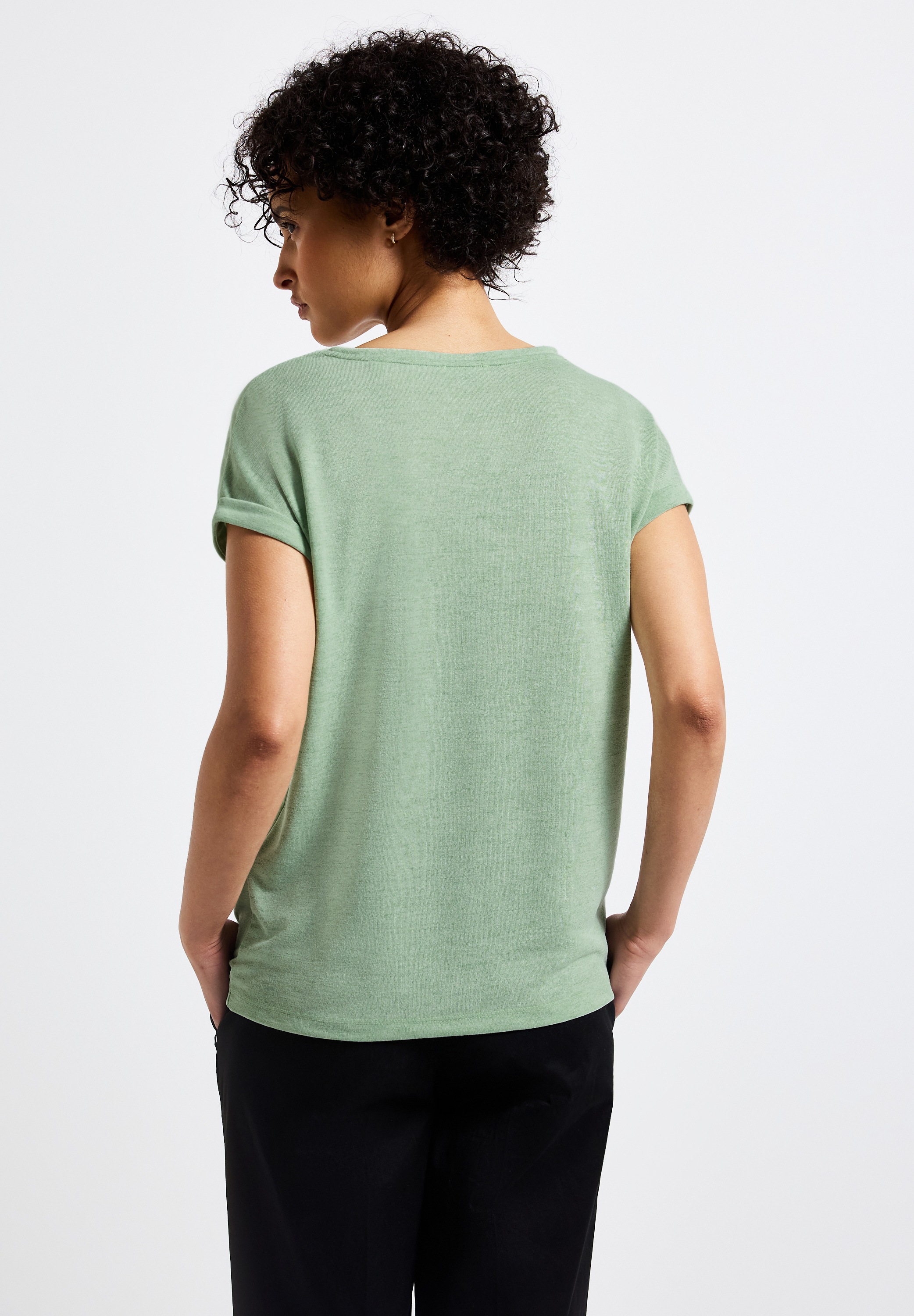 STREET ONE Print-Shirt, aus softem Materialmix günstig online kaufen