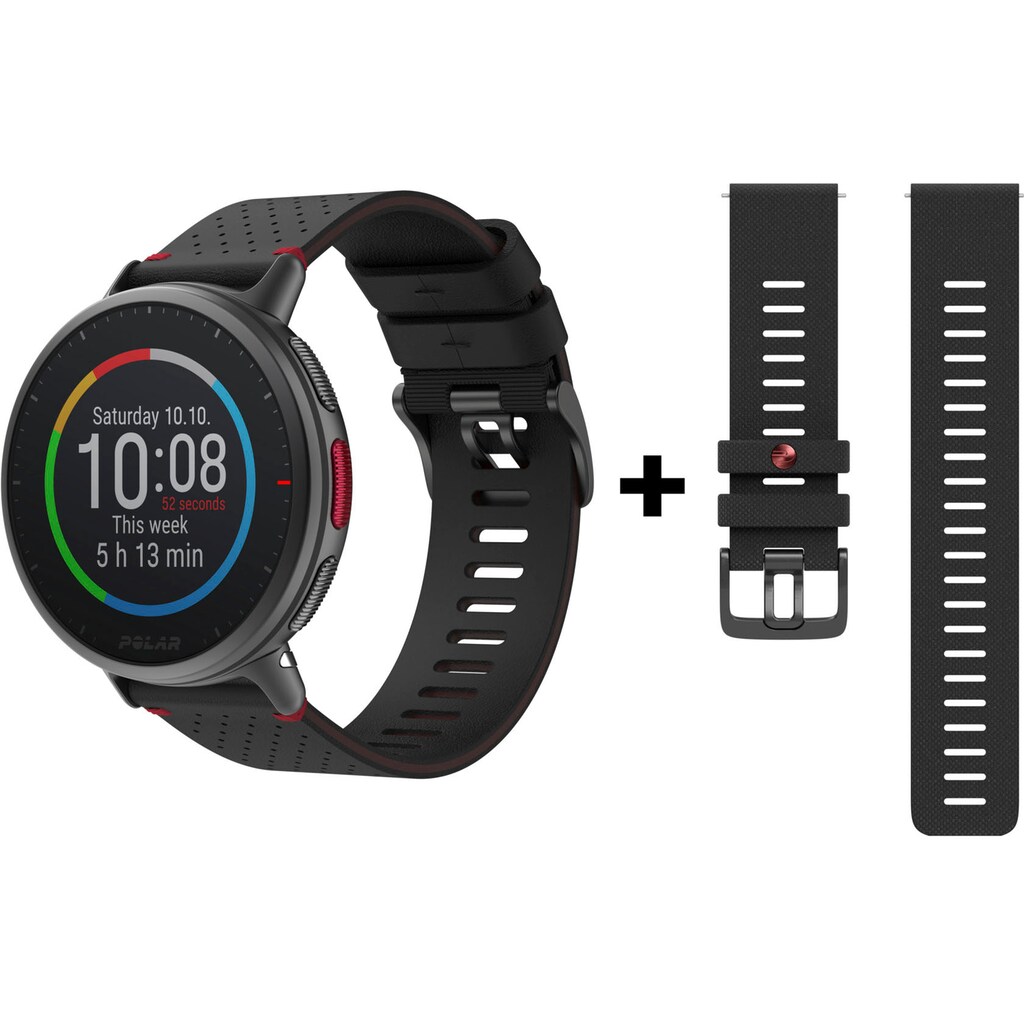 Polar Fitnessuhr »VANTAGE V2 Größe M/L inkl. Herzfrequenzmesser«