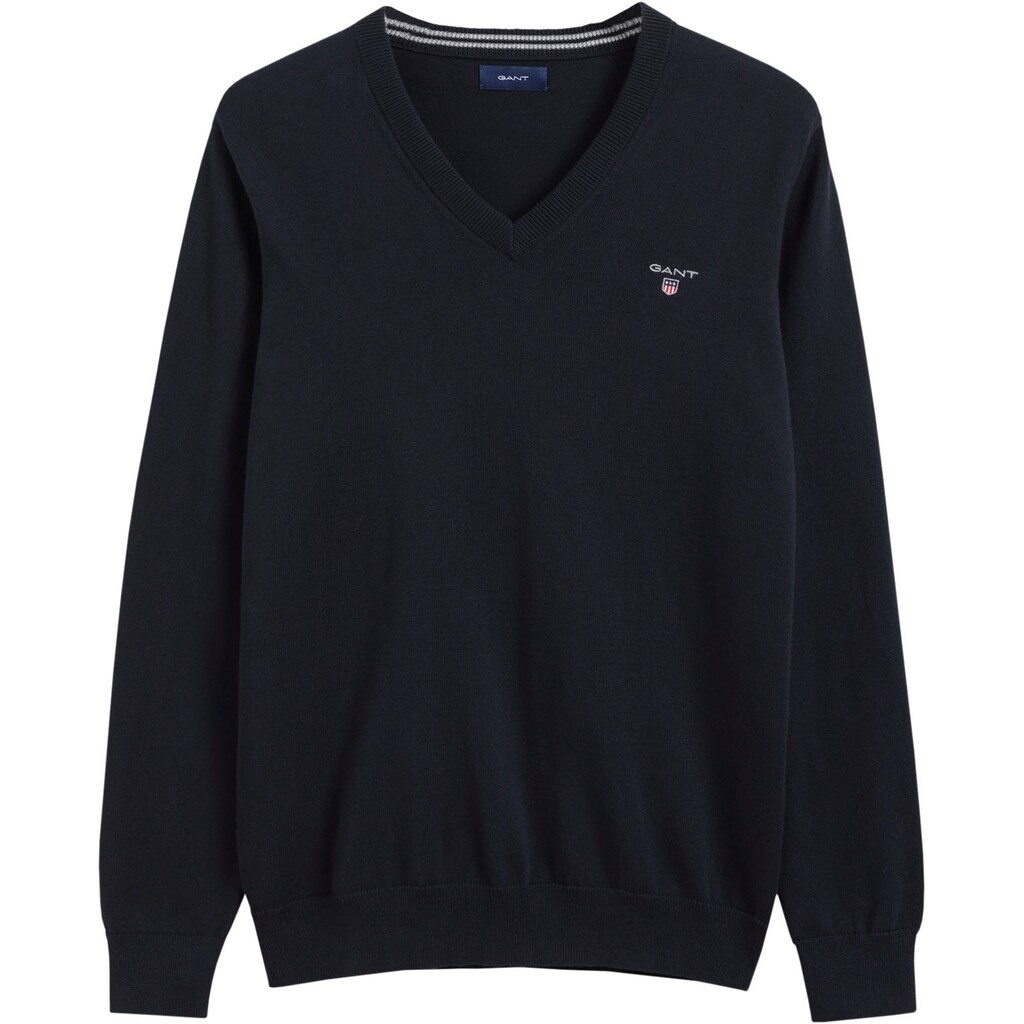 Gant V-Ausschnitt-Pullover »Classic Cotton V-Neck«