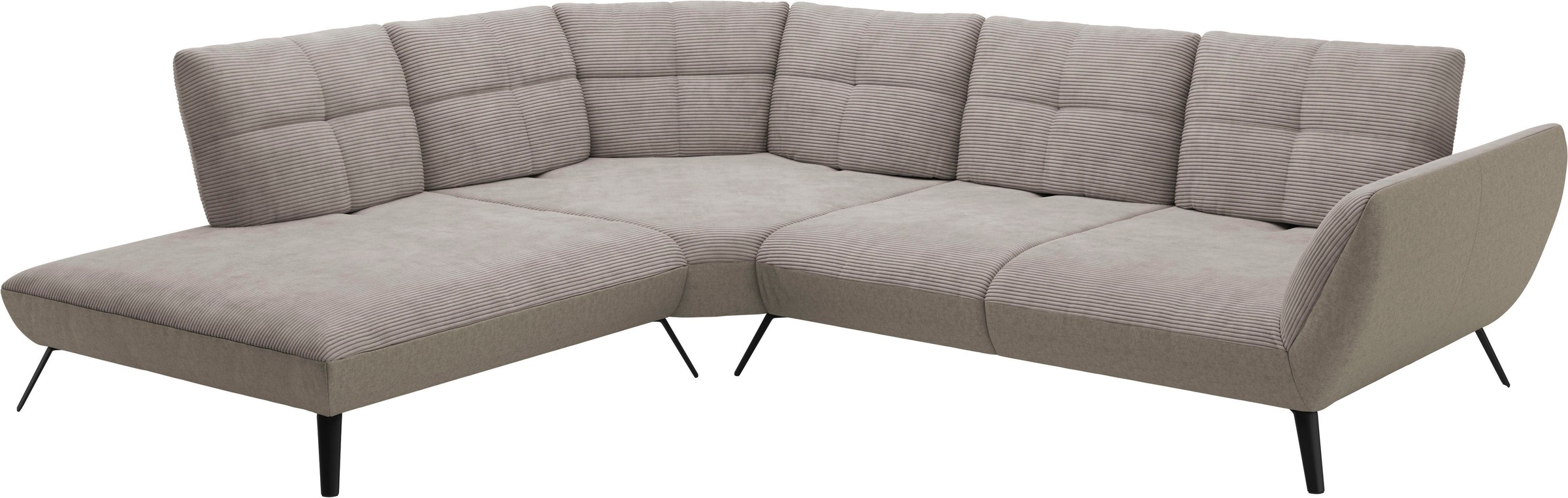 Places of Style Ecksofa »Mikado L-Form«, inkl. Sitztiefenverstellung und Armteilverstellung