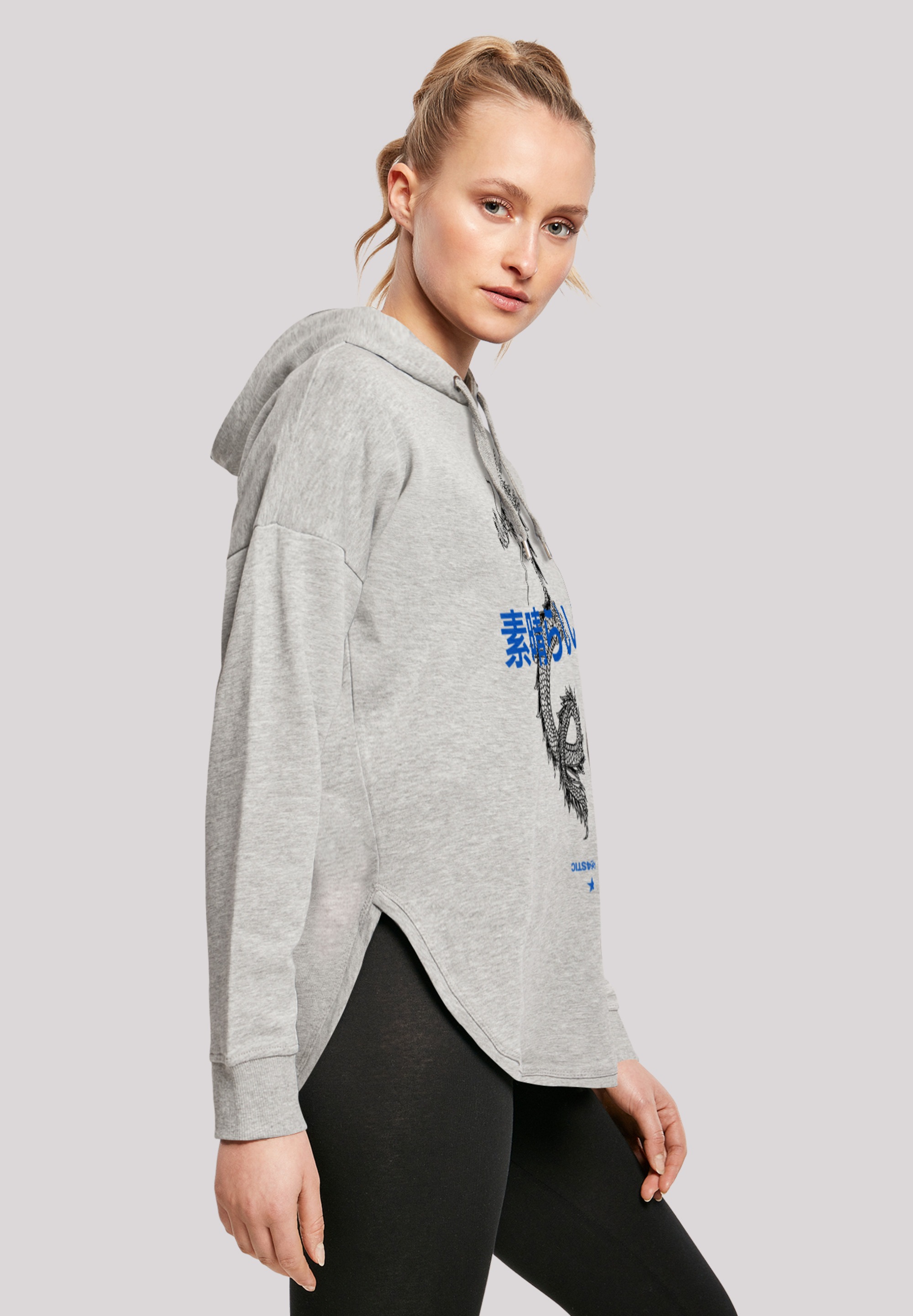 F4NT4STIC Kapuzenpullover »Drache Japan«, Print