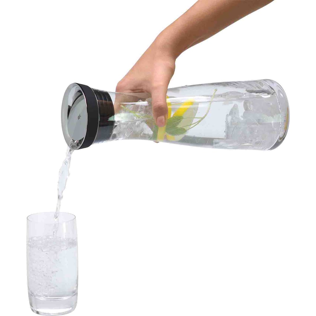 WMF Wasserkaraffe »Basic«, (1 tlg.), mit Silikonrand, 1 Liter