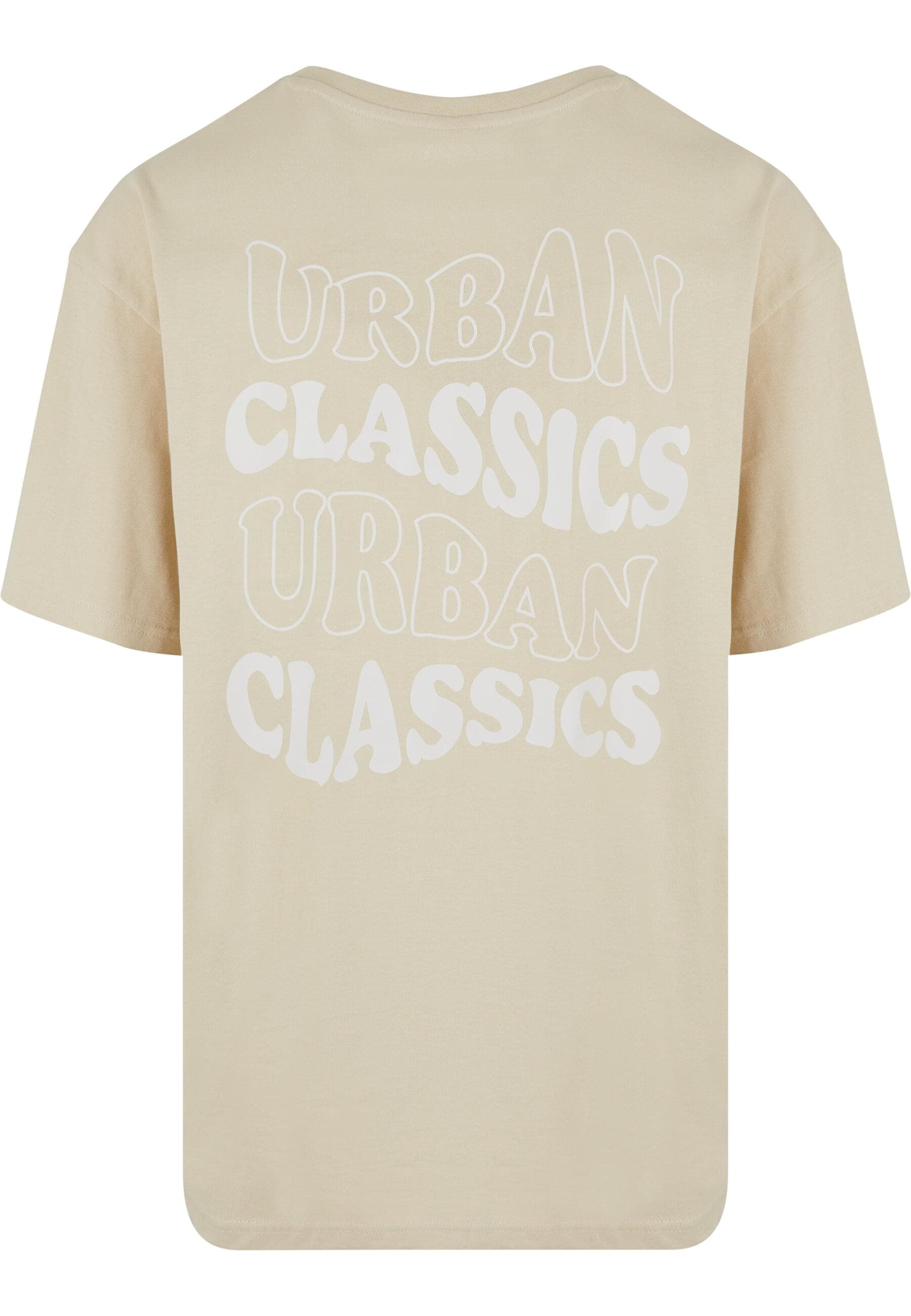 URBAN CLASSICS T-Shirt »Urban Classics UC Weavy Logo Heavy Oversized Tee«, (1 tlg.)