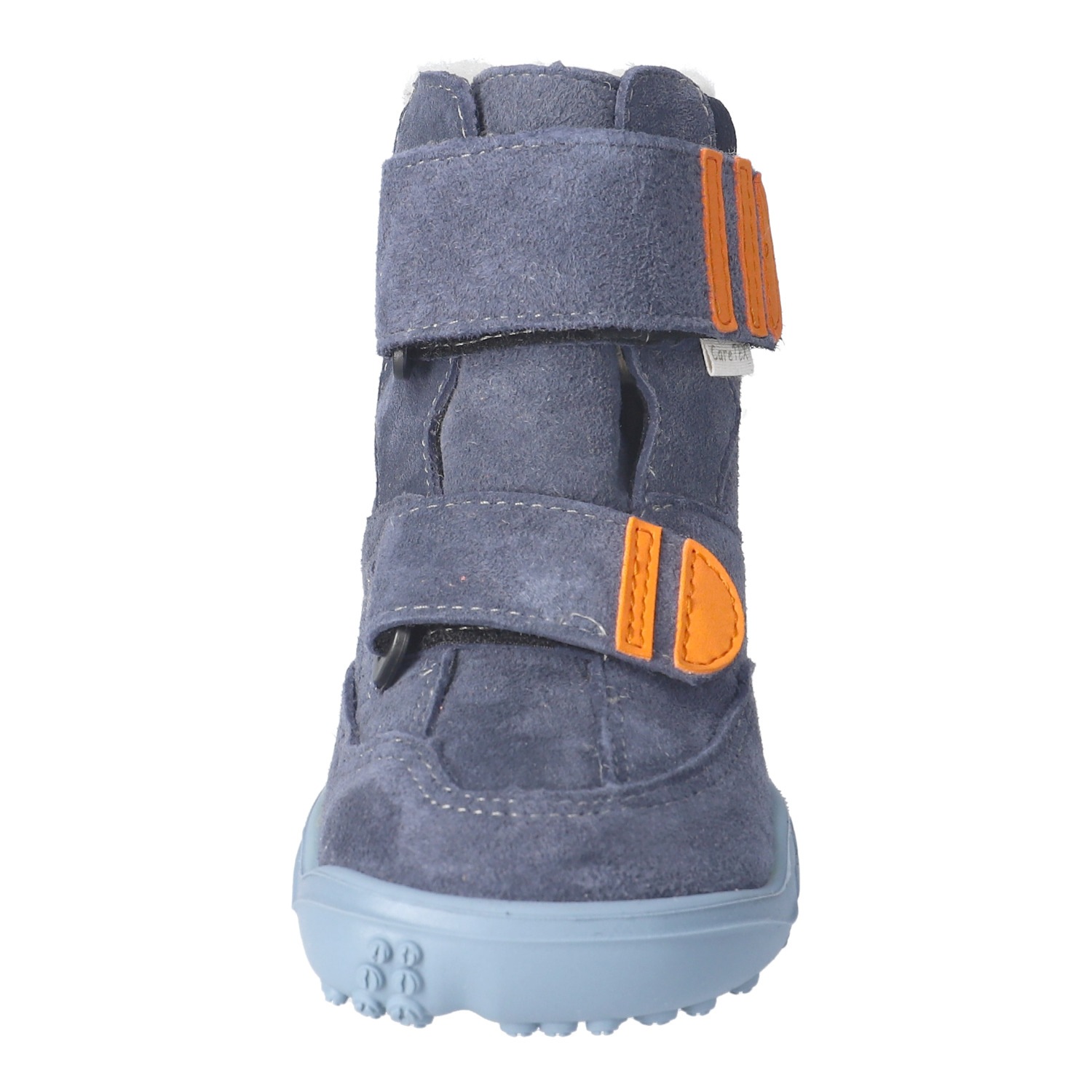 qnuffs Barfußschuh »TANNE«  Klettboots, Winterboots mit praktischem Namensschild an der Ferse