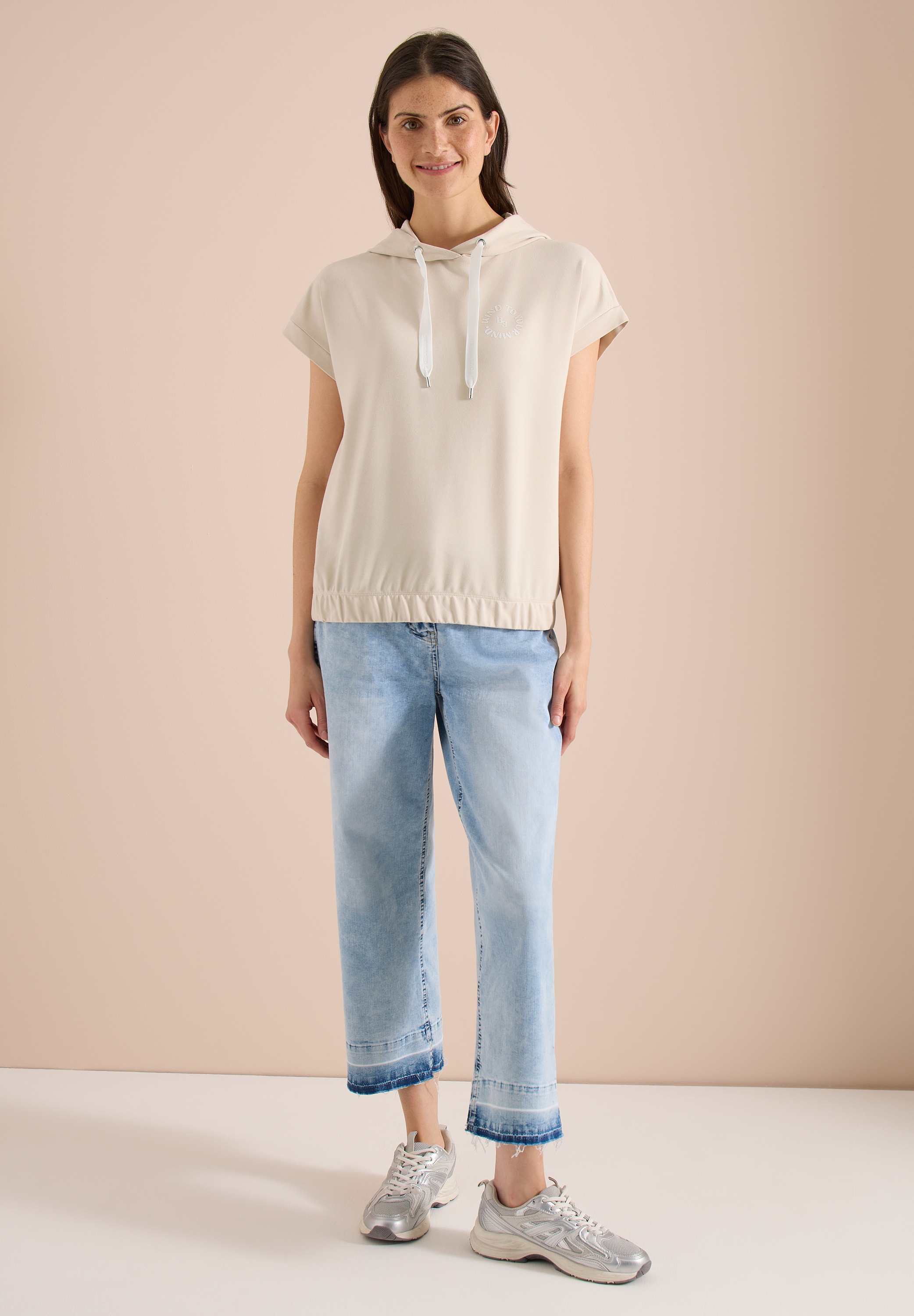 Cecil Kapuzenshirt mit Kapuze mit Tunnelzugband