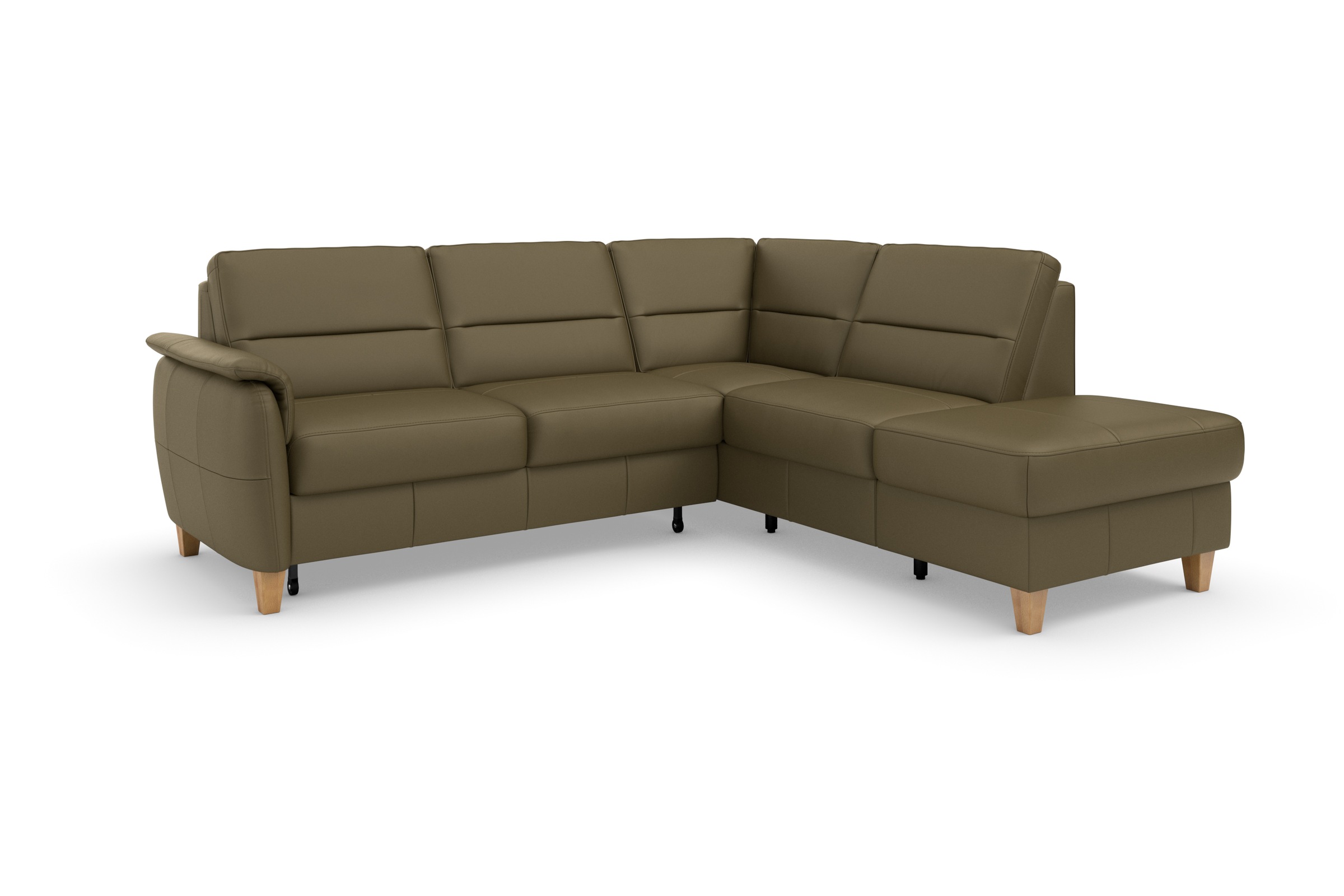 Home affaire Ecksofa »Palmera L-Form«, Federkern, wahlweise mit Bettfunktion und mit/ohne Stauraum