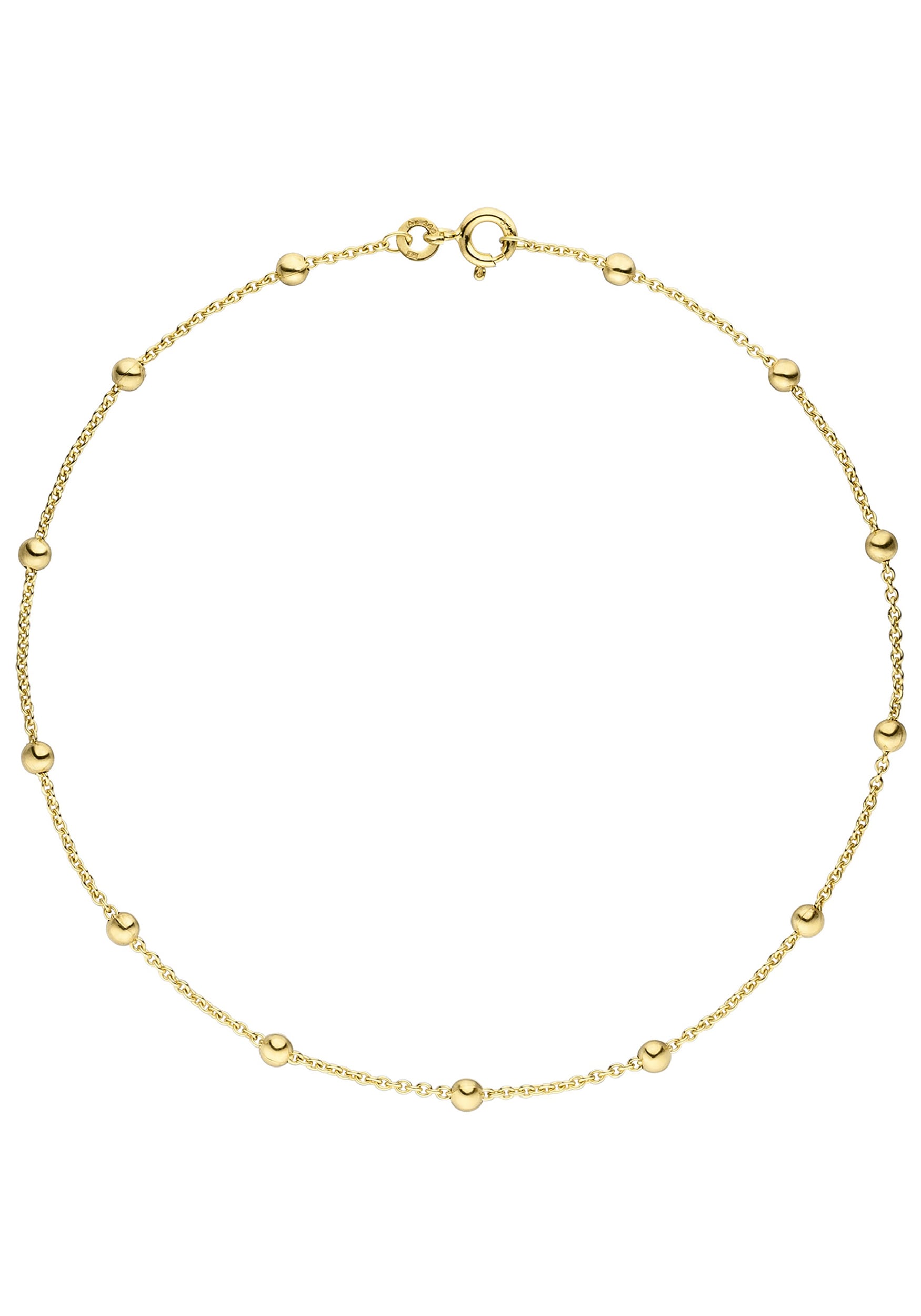 Fußkette »Kugel«, 333 Gold 25 cm