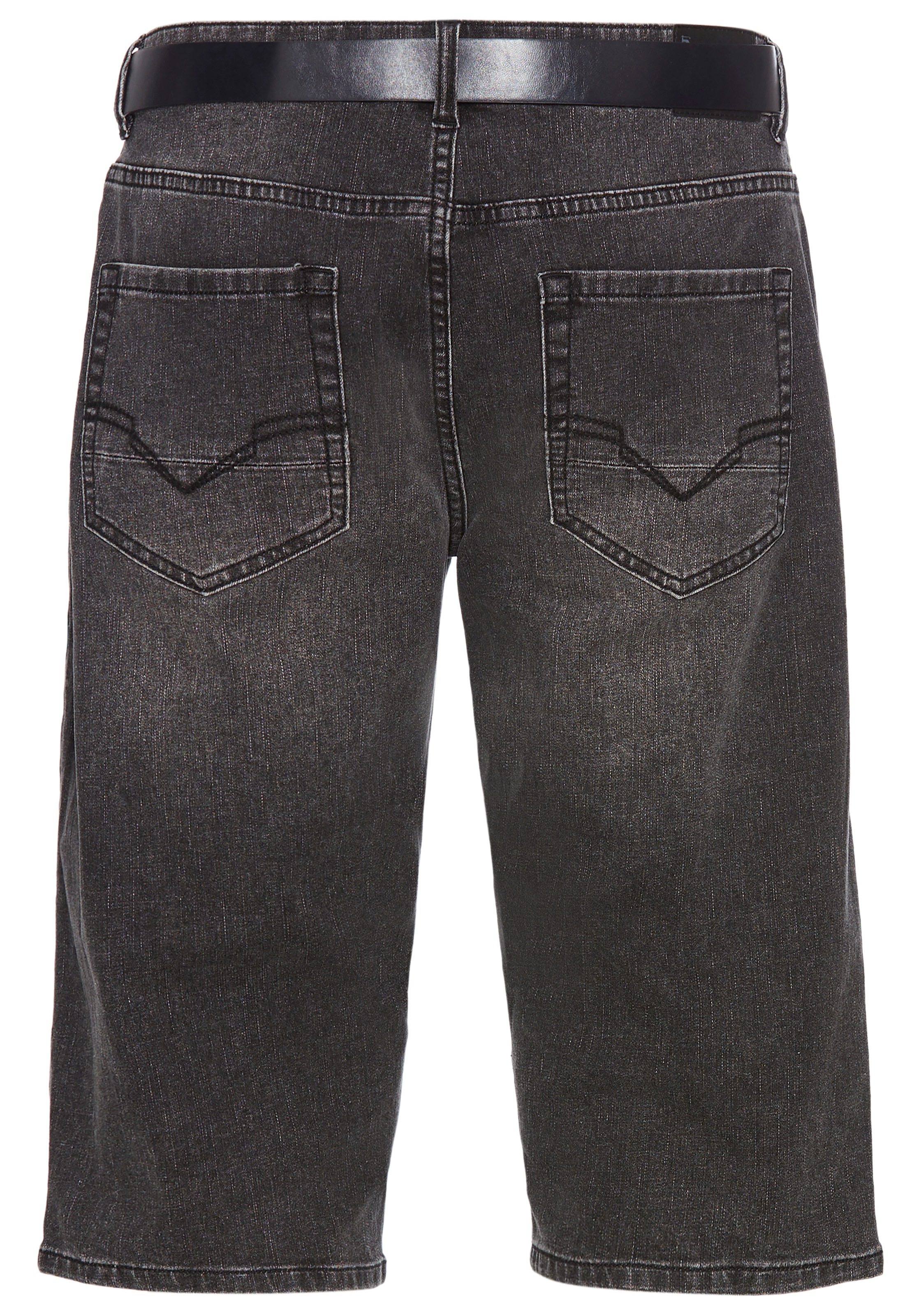 H.I.S Jeansbermudas "HANTZ", (Set, 2 tlg., mit abnehmbarem Gürtel), gerader günstig online kaufen