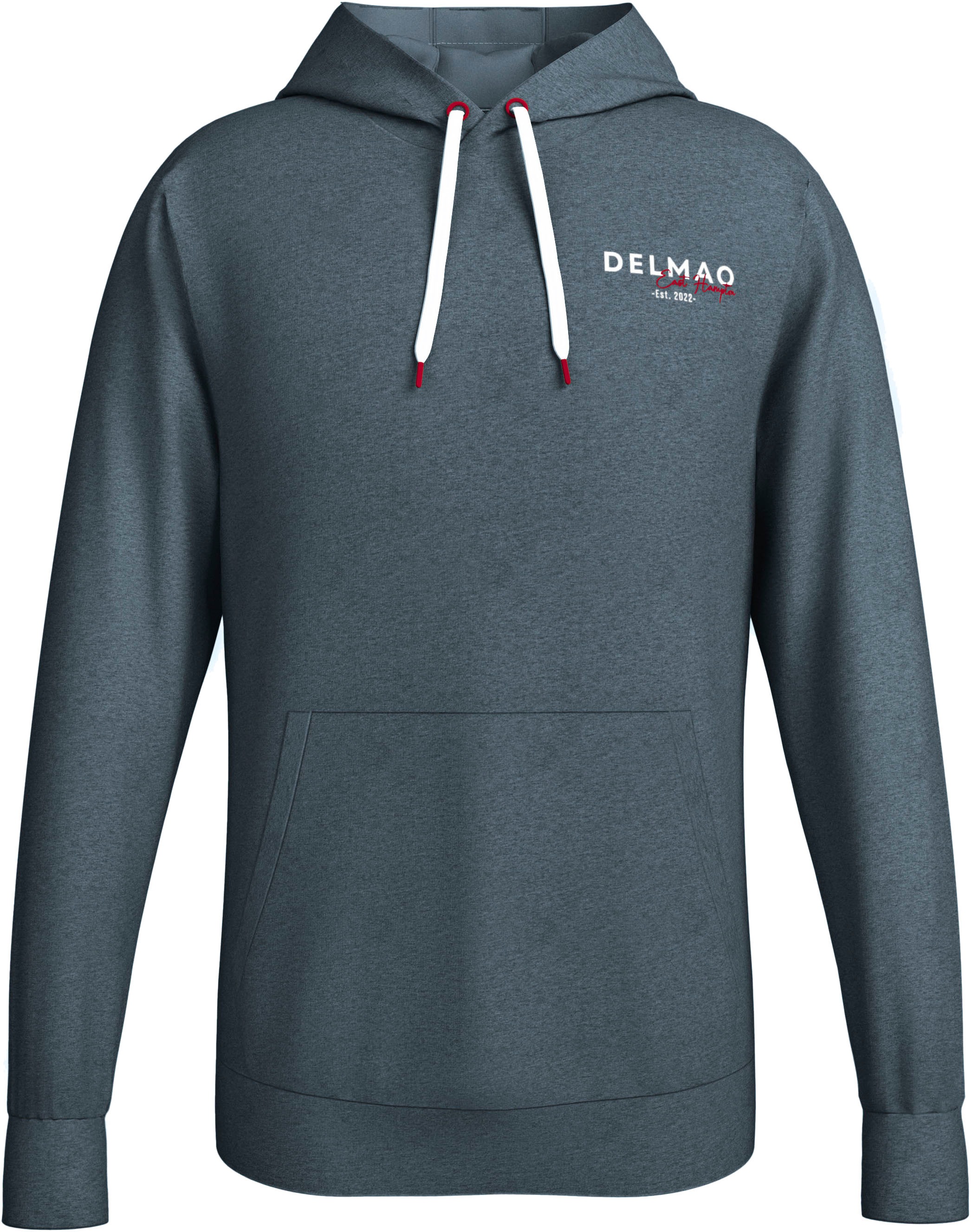 Kapuzensweatshirt DELMAO, Herren, Gr. XL, graublau, Sweatware, Obermaterial: 60% Baumwolle, 40% Polyester, Sweatshirts 3