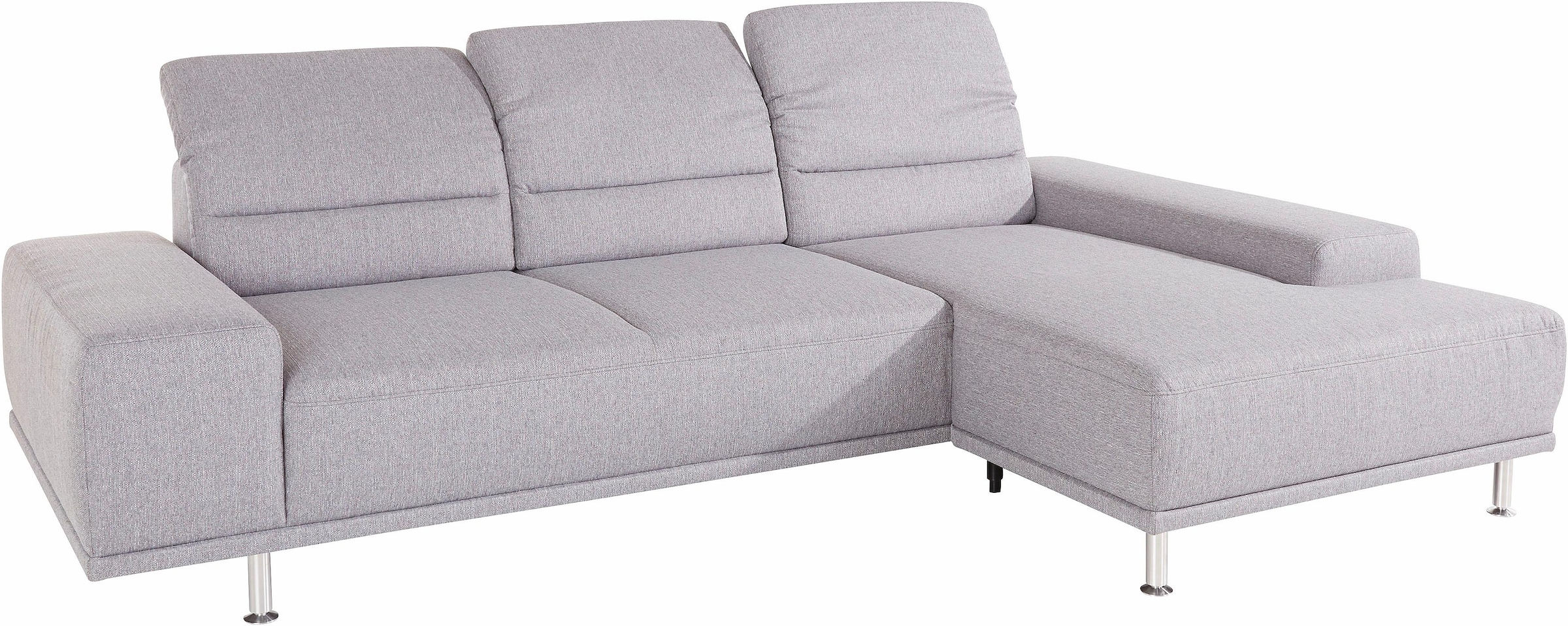 sit&more Ecksofa »Mariola L-Form«, mit Recamiere und Federkern, inklusive Sitztiefenverstellung