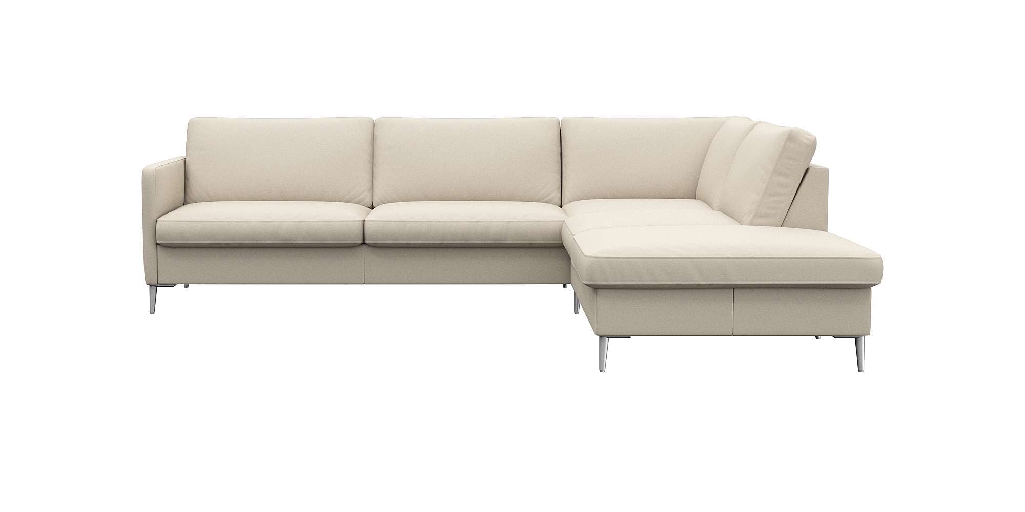 FLEXLUX Ecksofa "Fiore, L-Form, bequem und komfortabel durch hochwertigem S günstig online kaufen