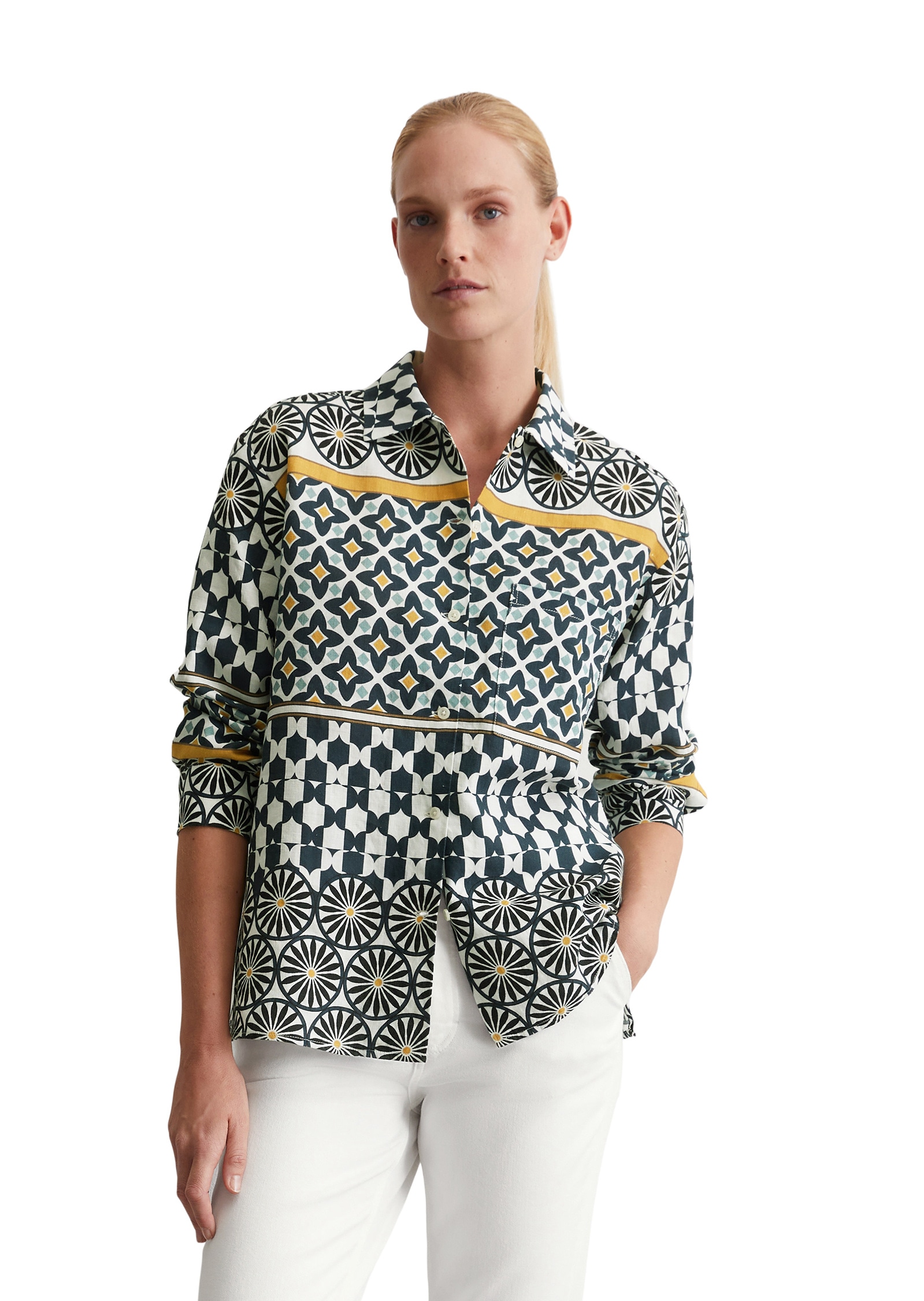 Marc OPolo Langarmbluse "aus leichter Qualität" günstig online kaufen